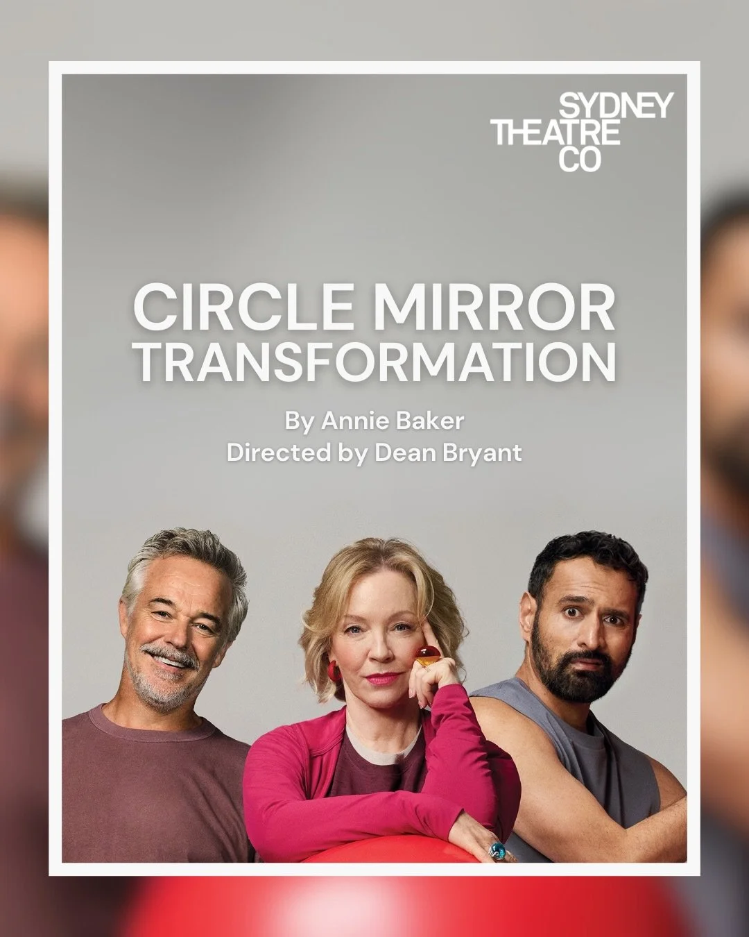 Circle Mirror Transformation - Sydney Theatre Co. (@sydneytheatreco) 

Only a year later&hellip;🫣 - Truly the dream team with whom to share space. Director Dean Bryant (@deanjbryant) always has such clear visions of his plays. Of course Rebecca Gibn
