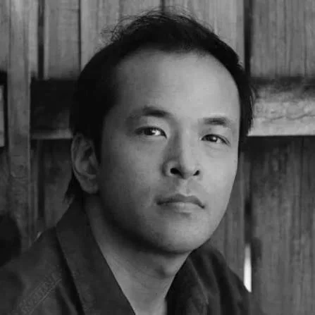 Black and white portrait of Jonathan Chan