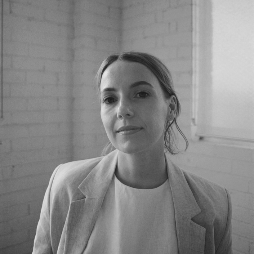 Nina Buxton portrait photo black and white