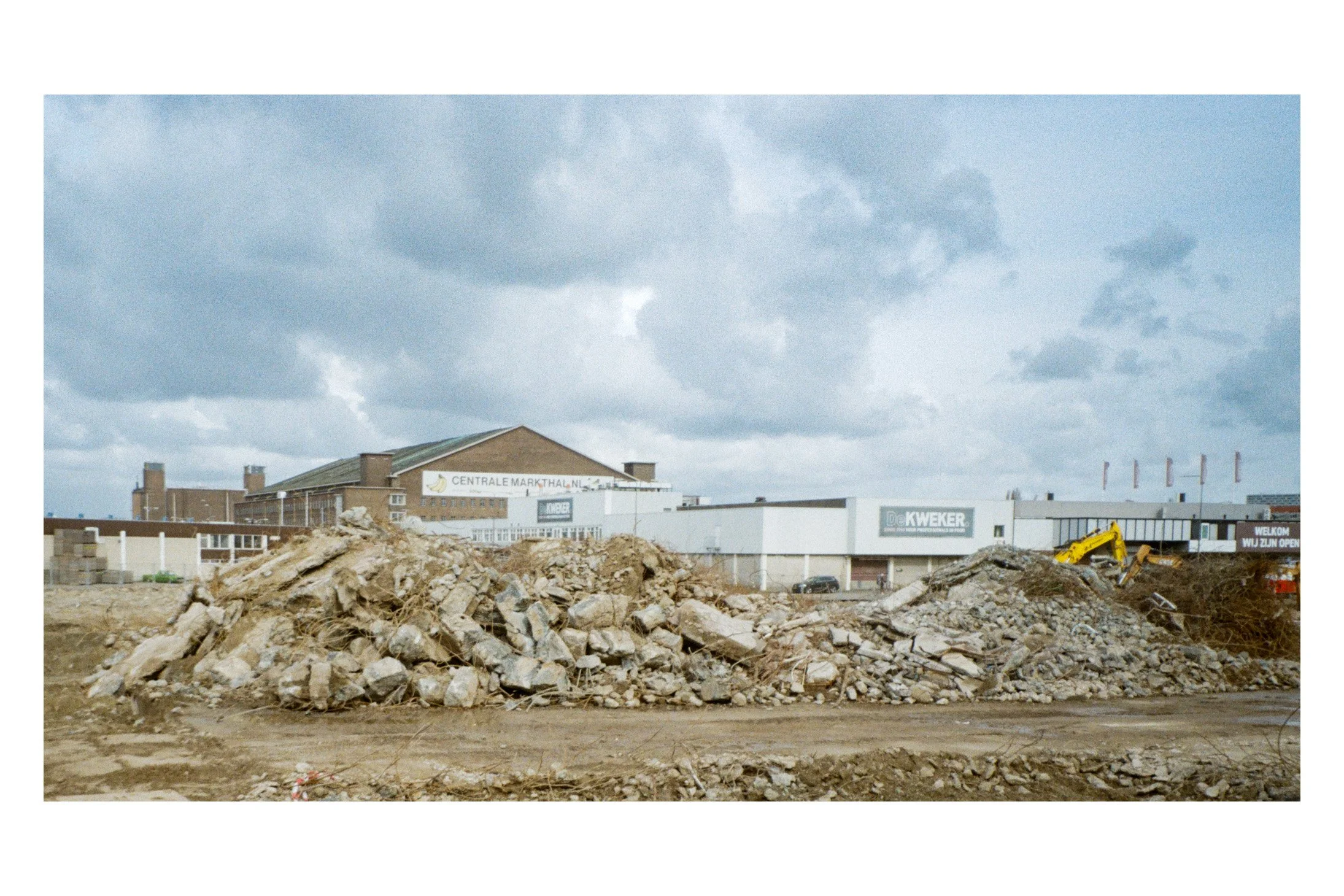 Demolition rubble