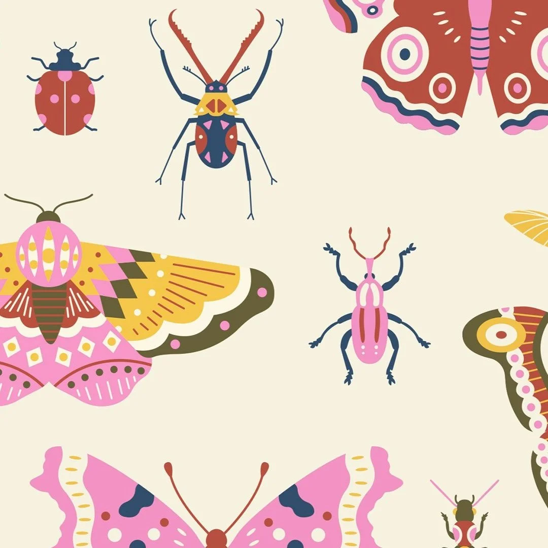 "Patterned Insects"  — Canva — Illustrated Assets  Collection