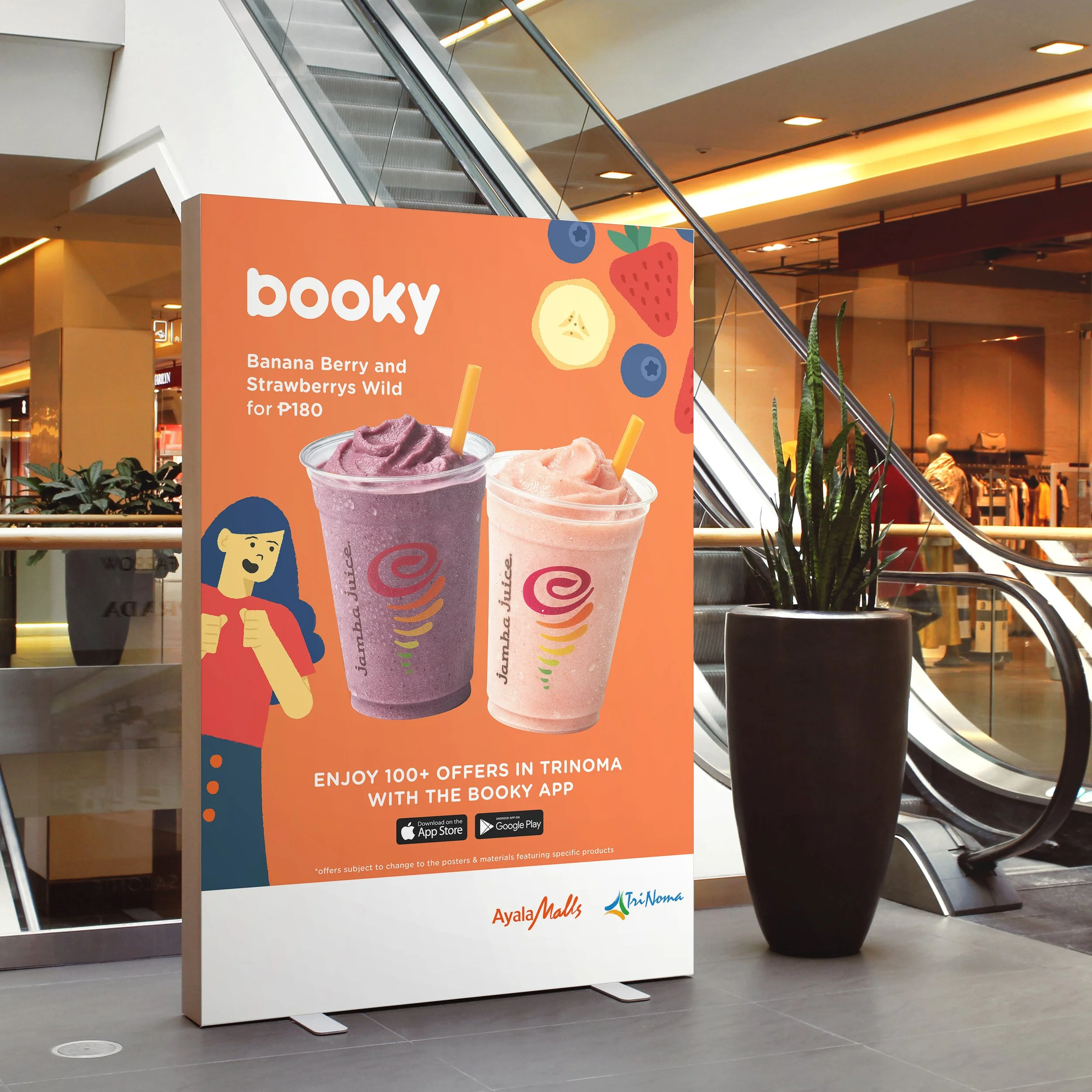 Booky Ayala Mall Ads — Print Ads