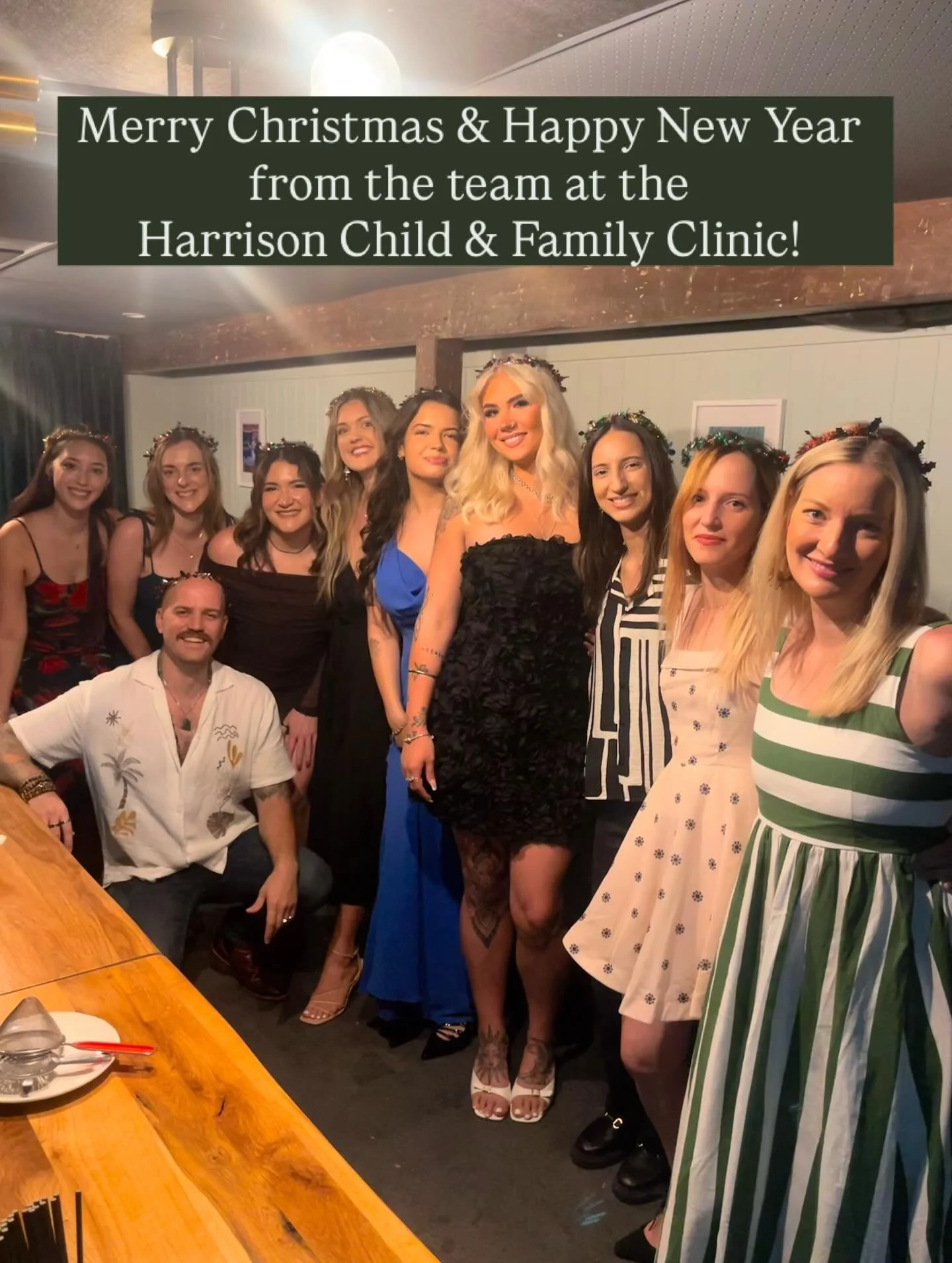 We recently celebrated our clinic Christmas party with a cocktail-making class (lots of laughs and some impressive creations 🍸🍹) followed by a big team dinner. It was the perfect way to connect, unwind, and reflect on a big year together.

To the w