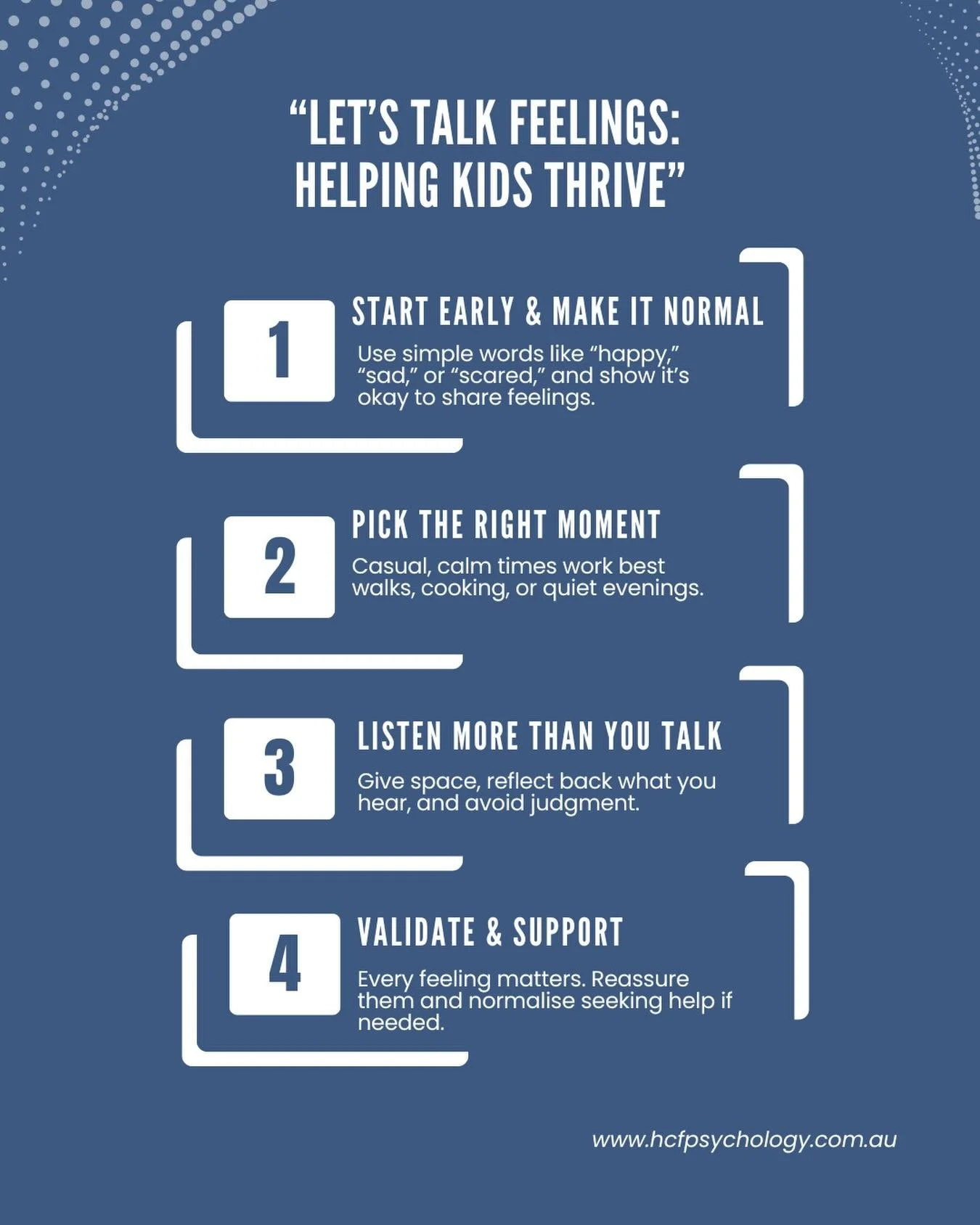 As psychologists, we often meet kids who&rsquo;ve never really been given words for what they&rsquo;re feeling.

They know something feels big. Or heavy. Or confusing.
They just don&rsquo;t know how to say it.

Talking about feelings doesn&rsquo;t ha