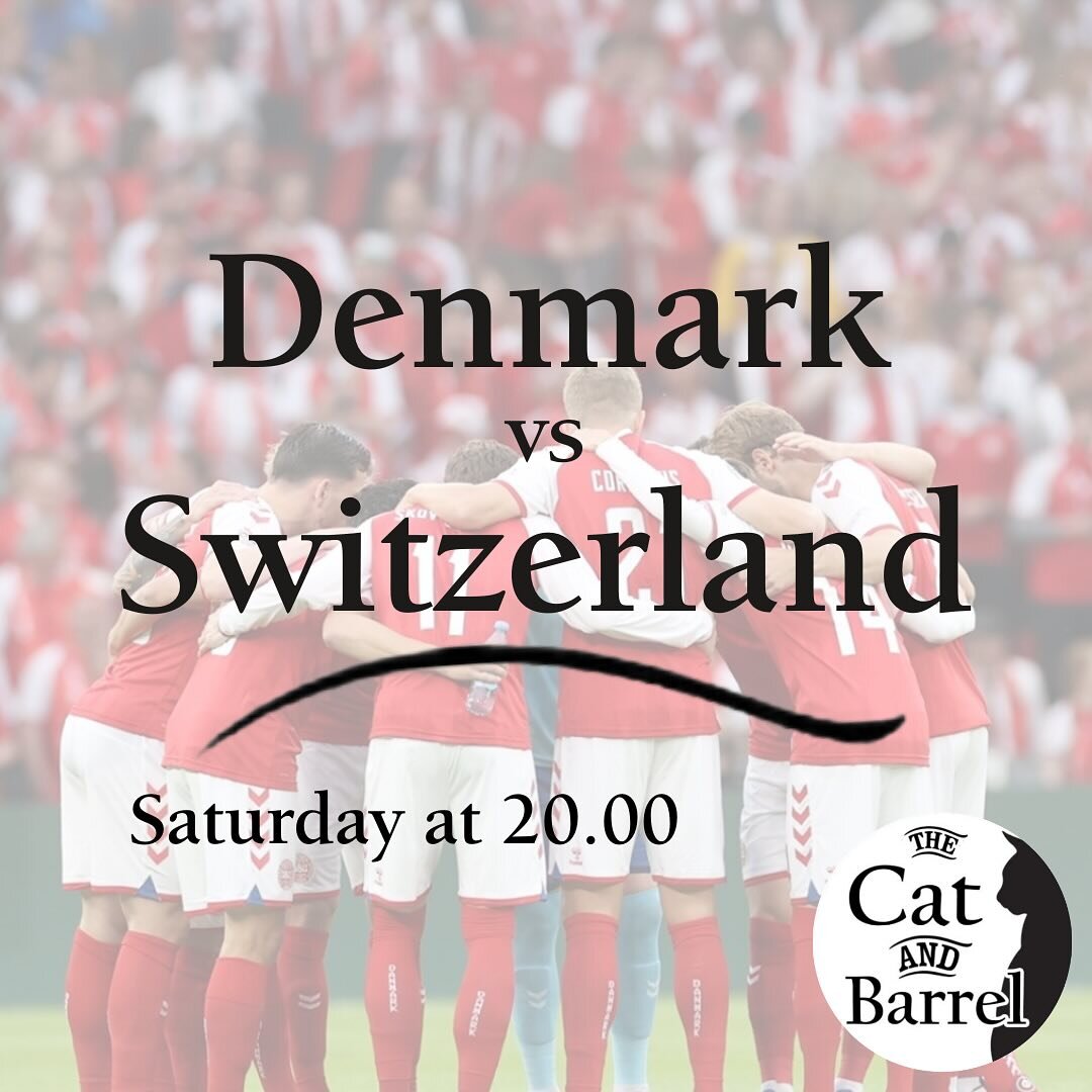 Join us this Saturday for international football ⚽️
 
Denmark vs. Switzerland at 20.00
Ireland vs. Belgium at 18.00

Catch all the action live on our screens. Whether you&rsquo;re rooting for your home team or just in it for the excitement, our cozy 