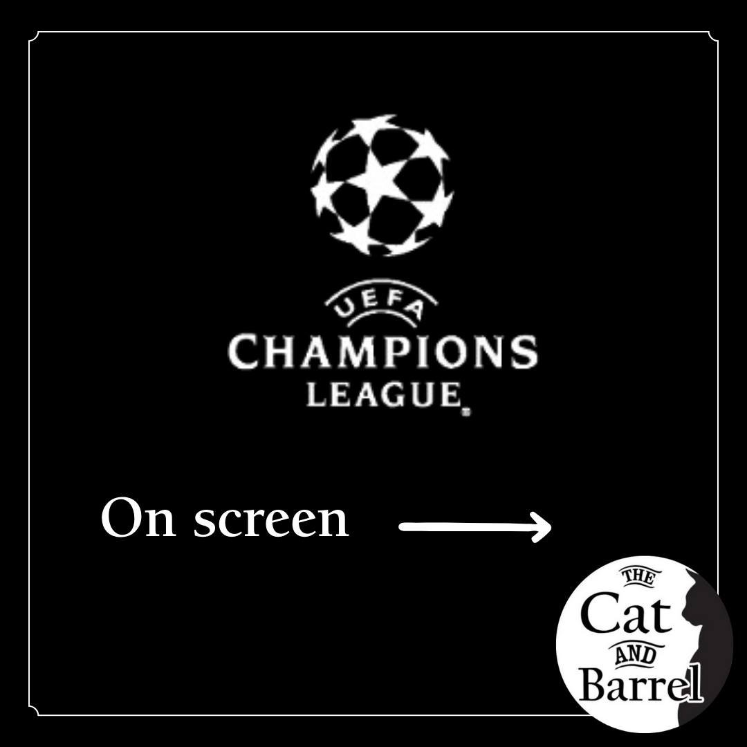 ⚽🏆 Join us for Champions League football tonight and tomorrow! 

📺 Whether you're rooting for your favorite team or just in it for the excitement, catch all the action live at The Cat and Barrel. 

And remember, we're open every day, so swing by an