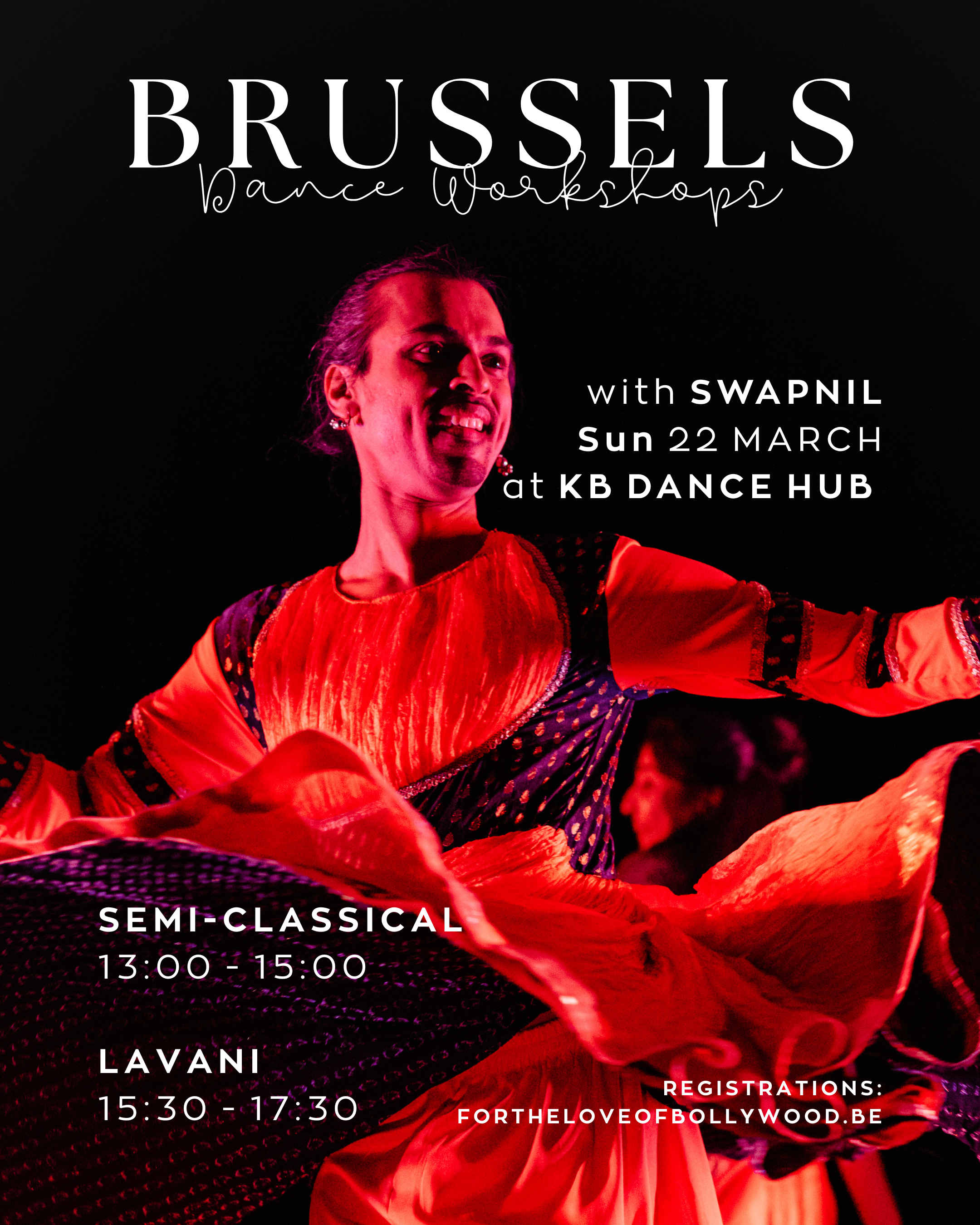 Semi-Classical & Lavani Dance Workshops | BRUSSELS