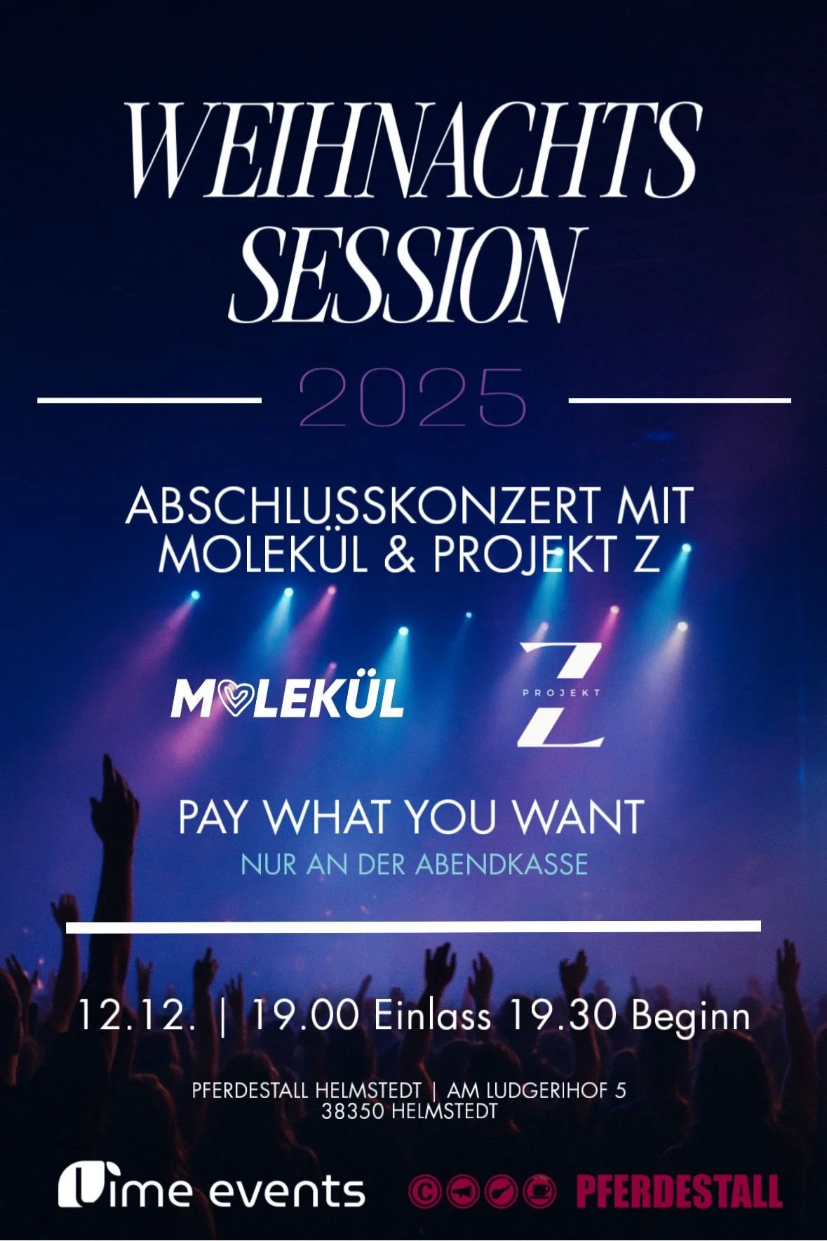 LiveWeihnachtssession mit Molekül und Projekt Z