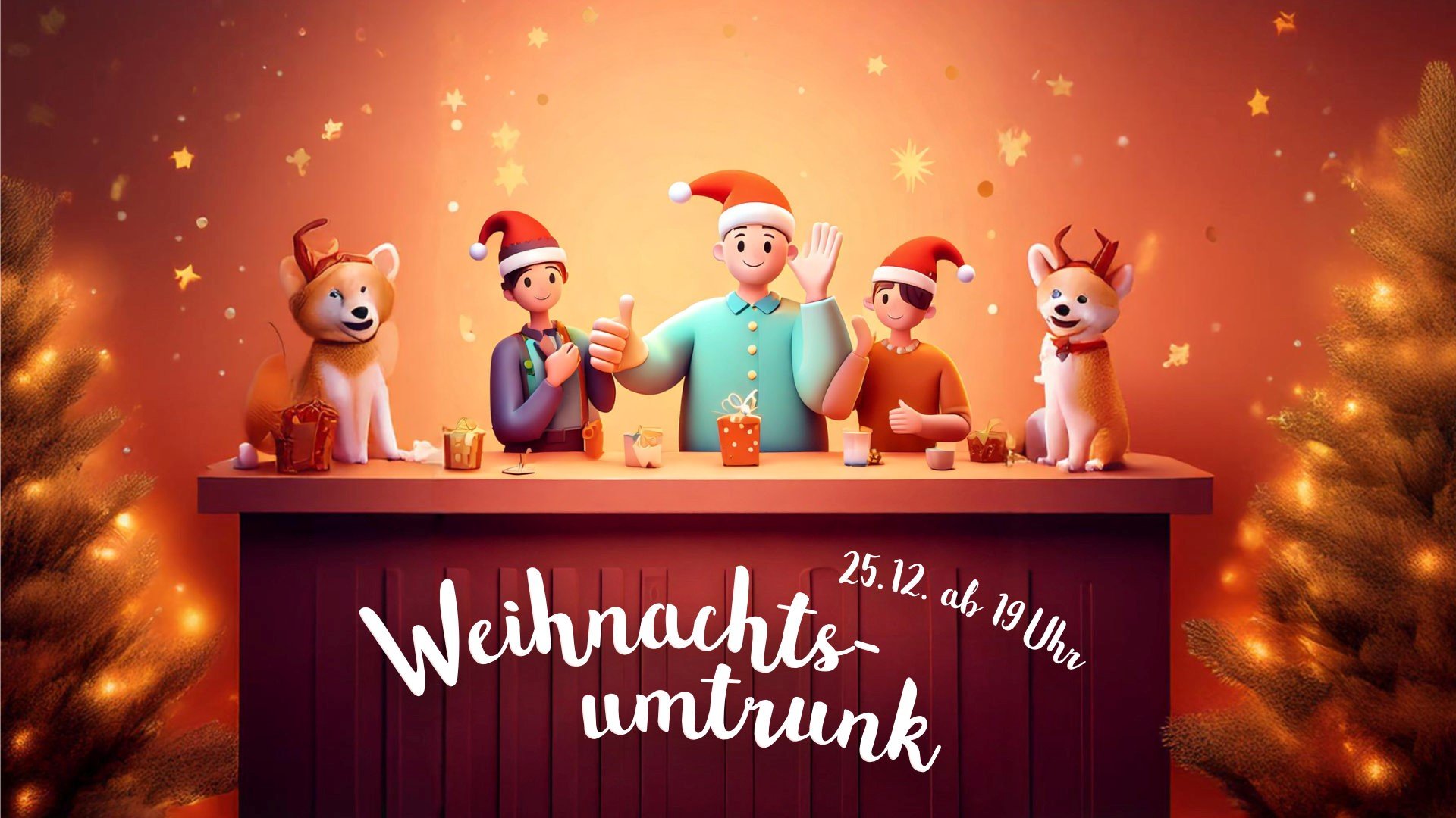 Weihnachtsumtrunk mit Jördis und Joe