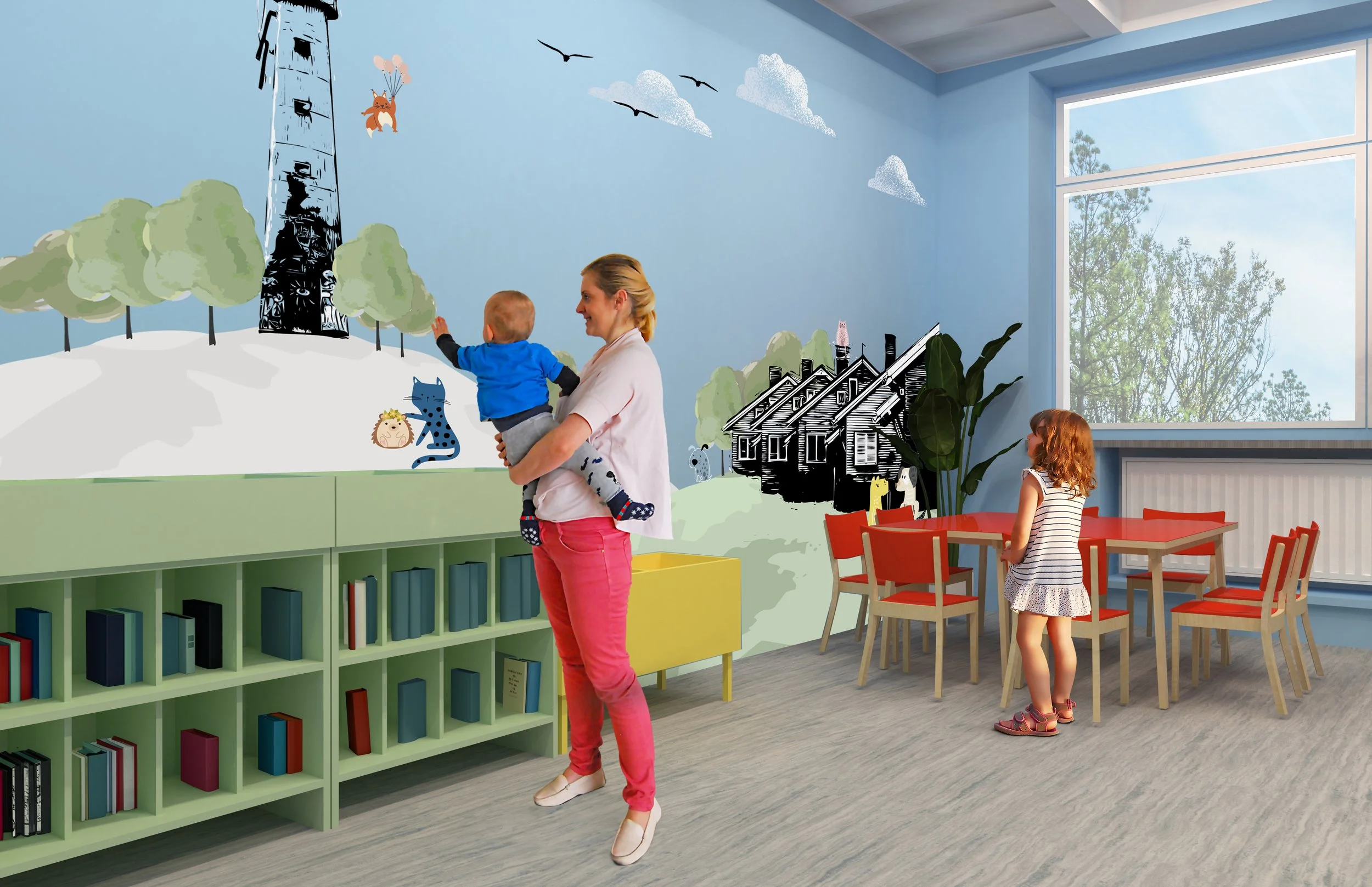 The Story room.