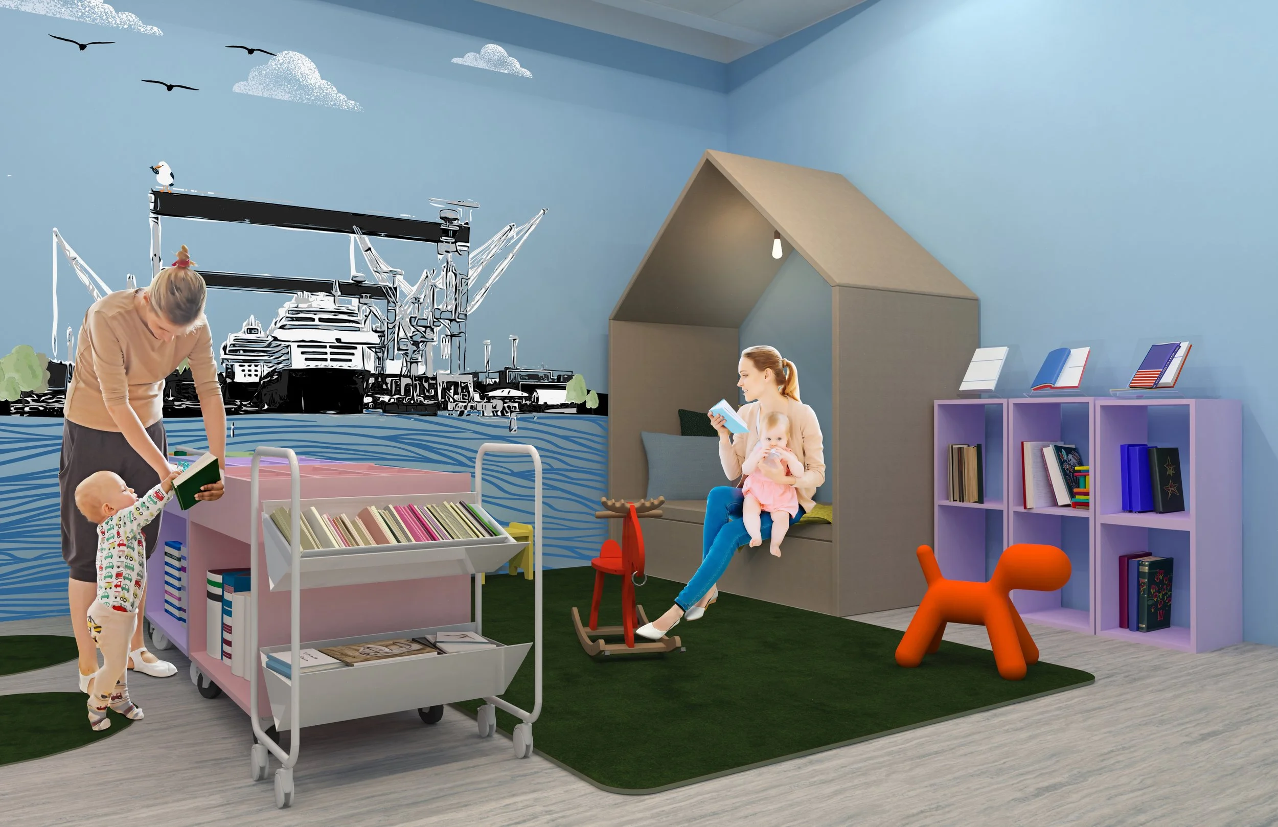 The Story room.