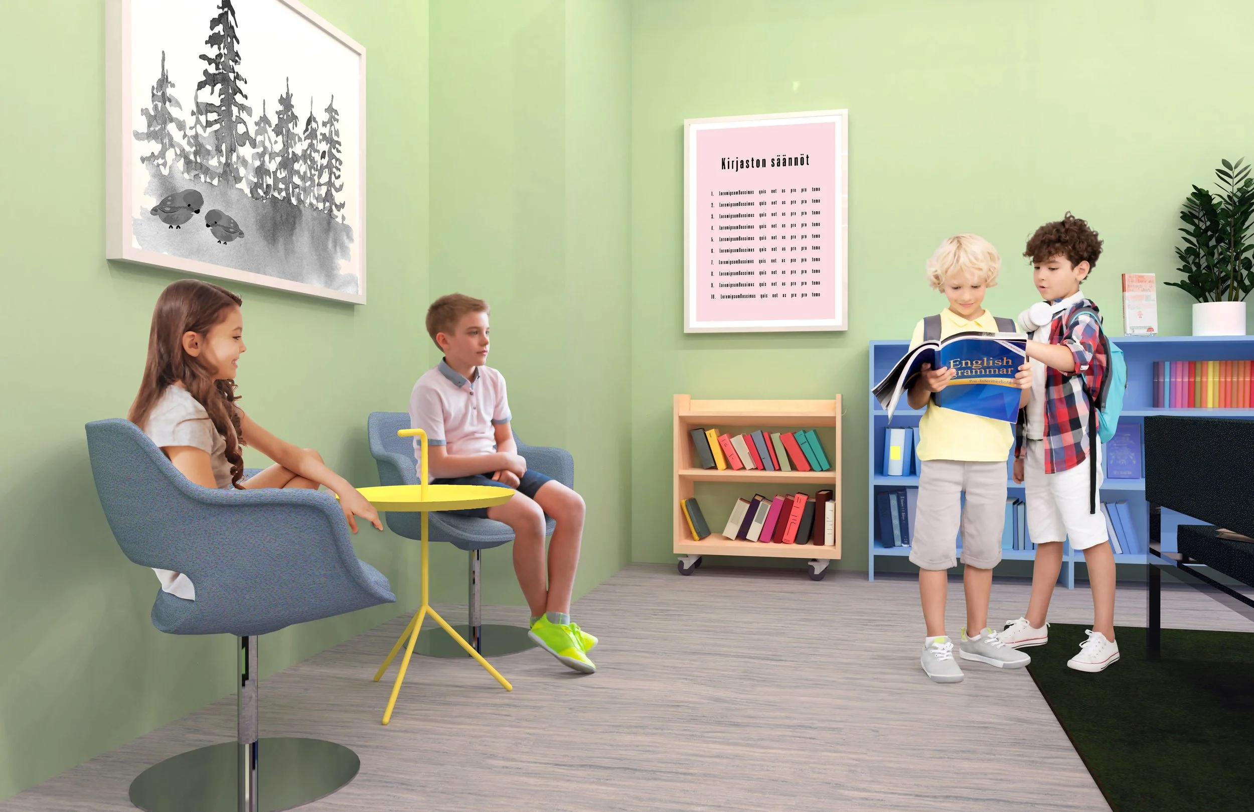 The Kids and youths department.