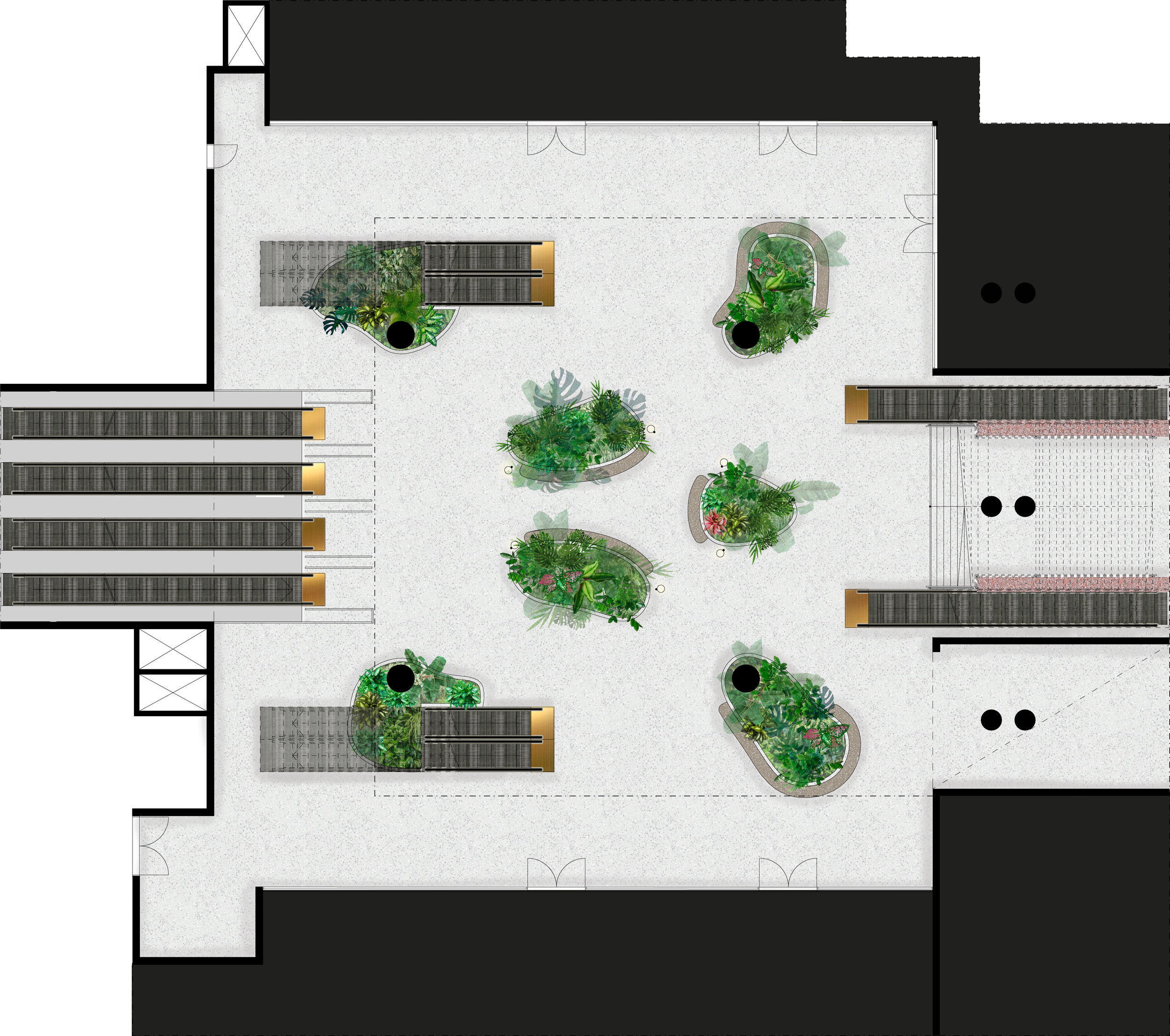 Floor plan. Picture made by Emilia Heikkinen