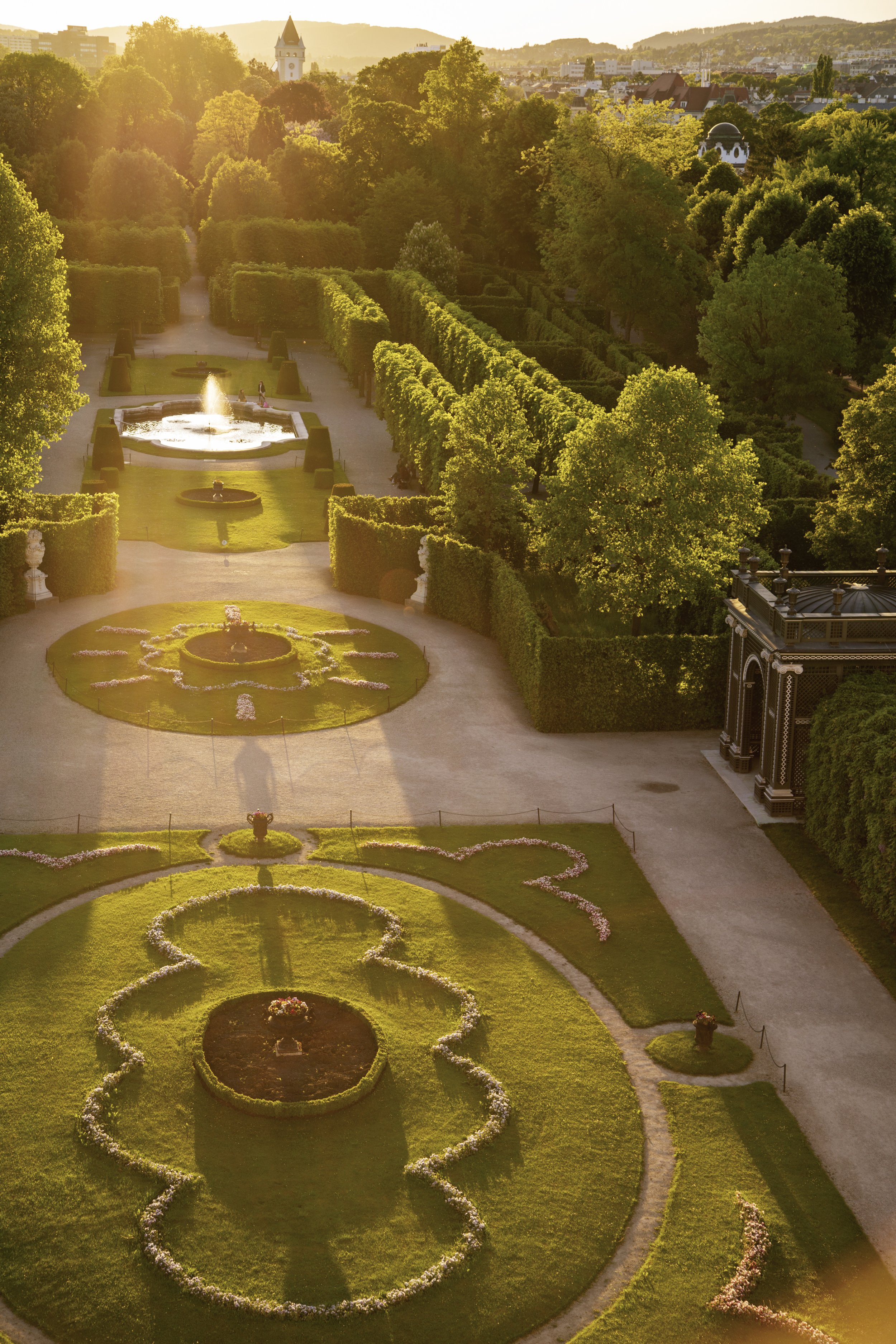 Schoenbrunn Palace park