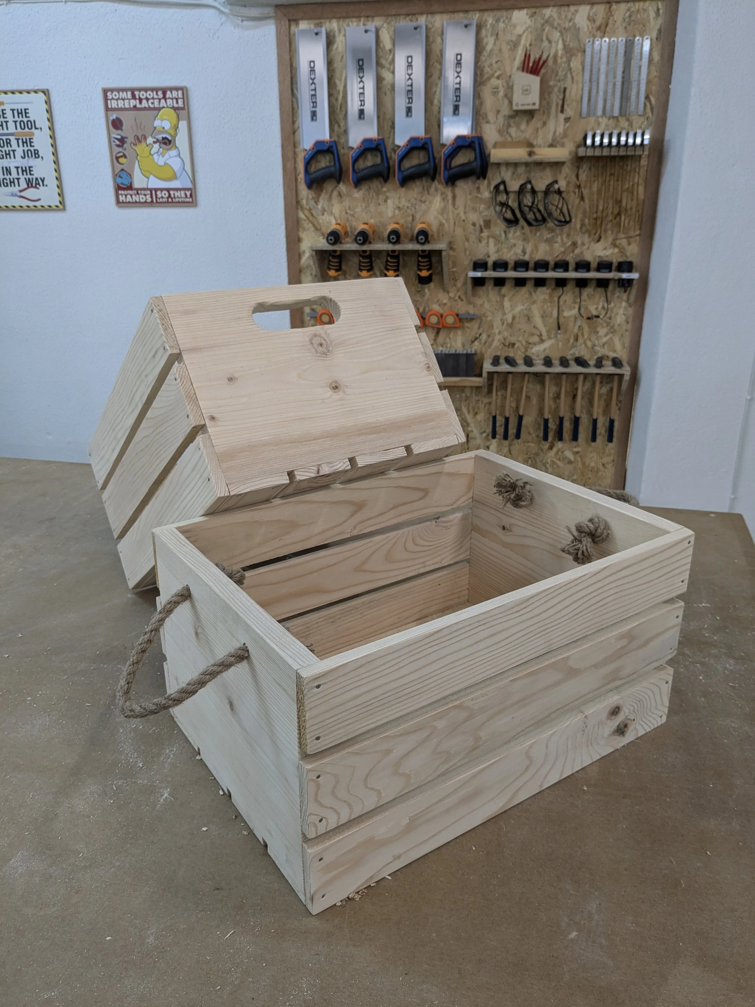 Wooden crate