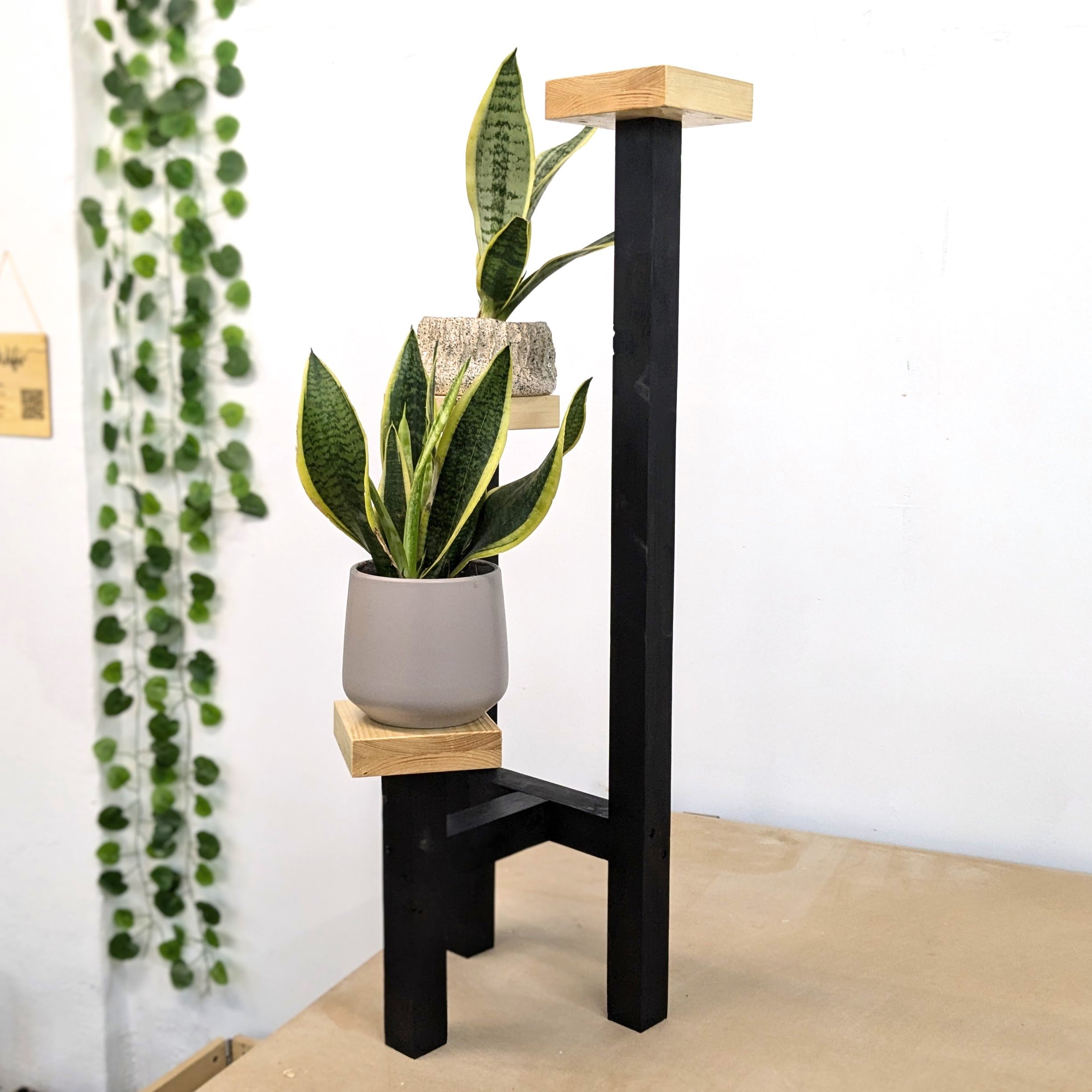 Triple planter stand