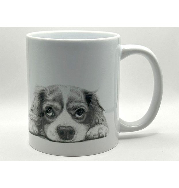 Cavalier King Charles dog breed ceramic 11oz tea / coffee mug
