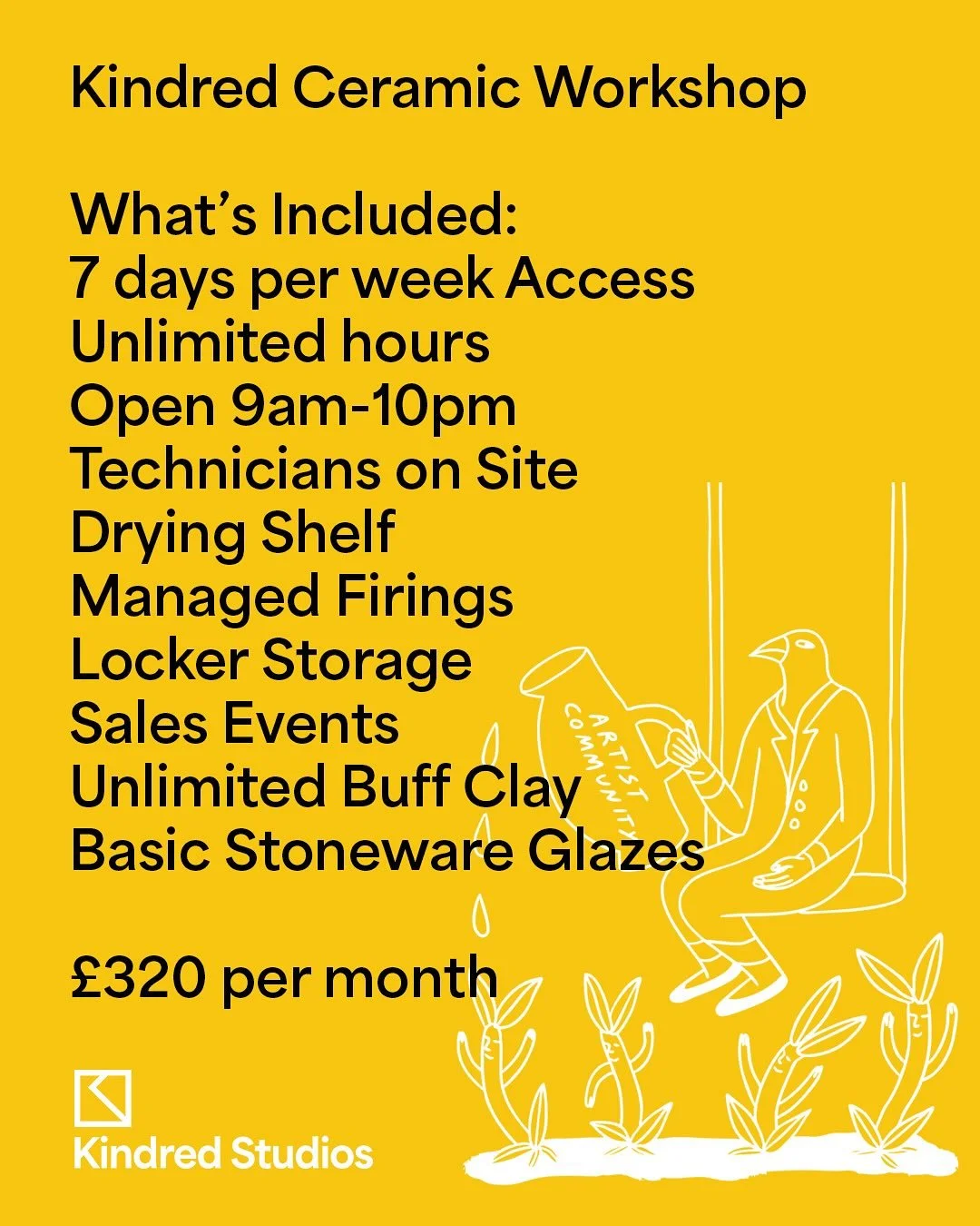 Join our new Ceramic Workshop from November by applying on our website or find out more by booking a place on one of tours! Email us if you have any questions? #londonceramics #ceramicworkshop
