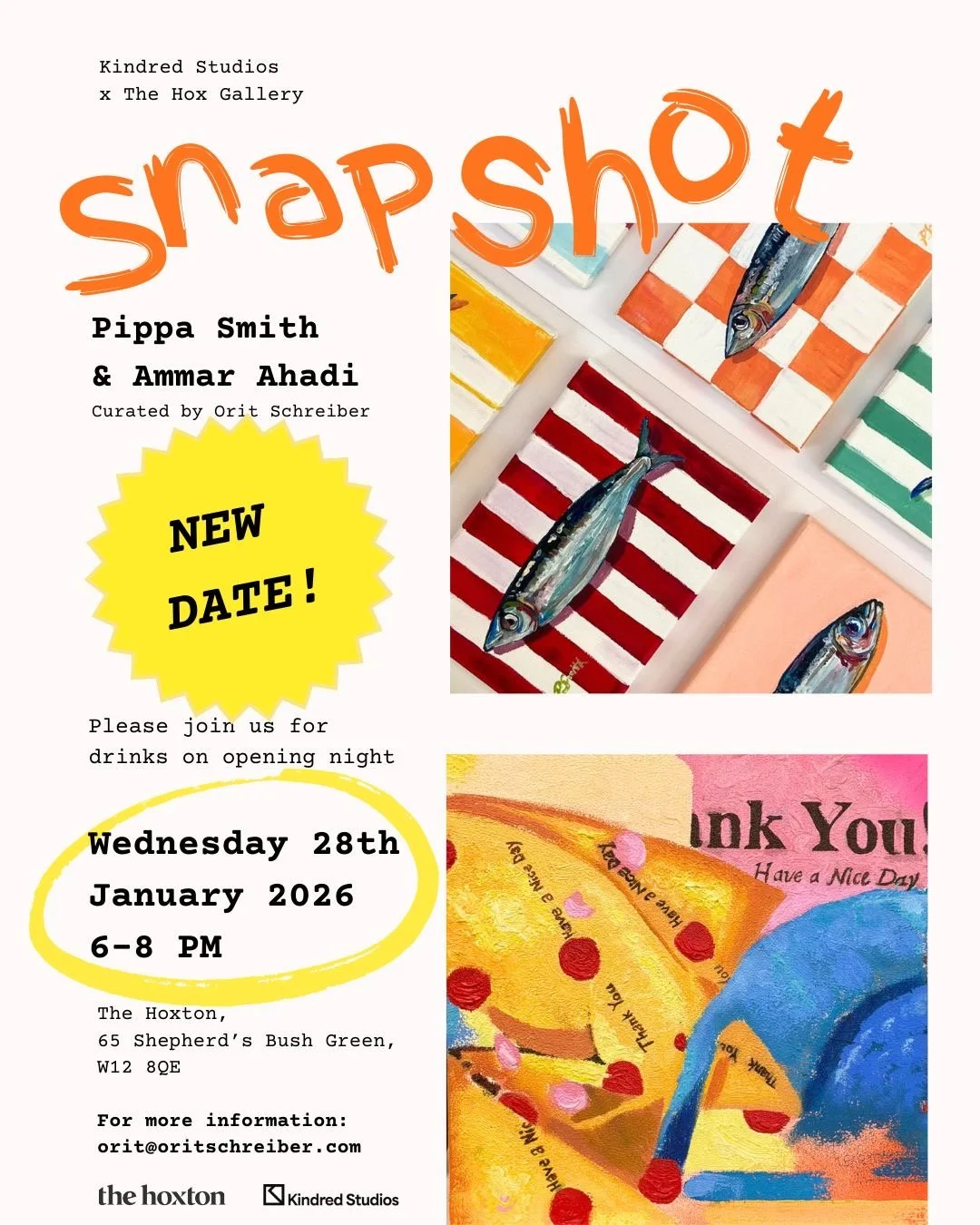 Kindred Exhibition: Pippa Smith &amp; Ammar Ahadi at The Hoxton Hotel, Shepherd’s Bush 