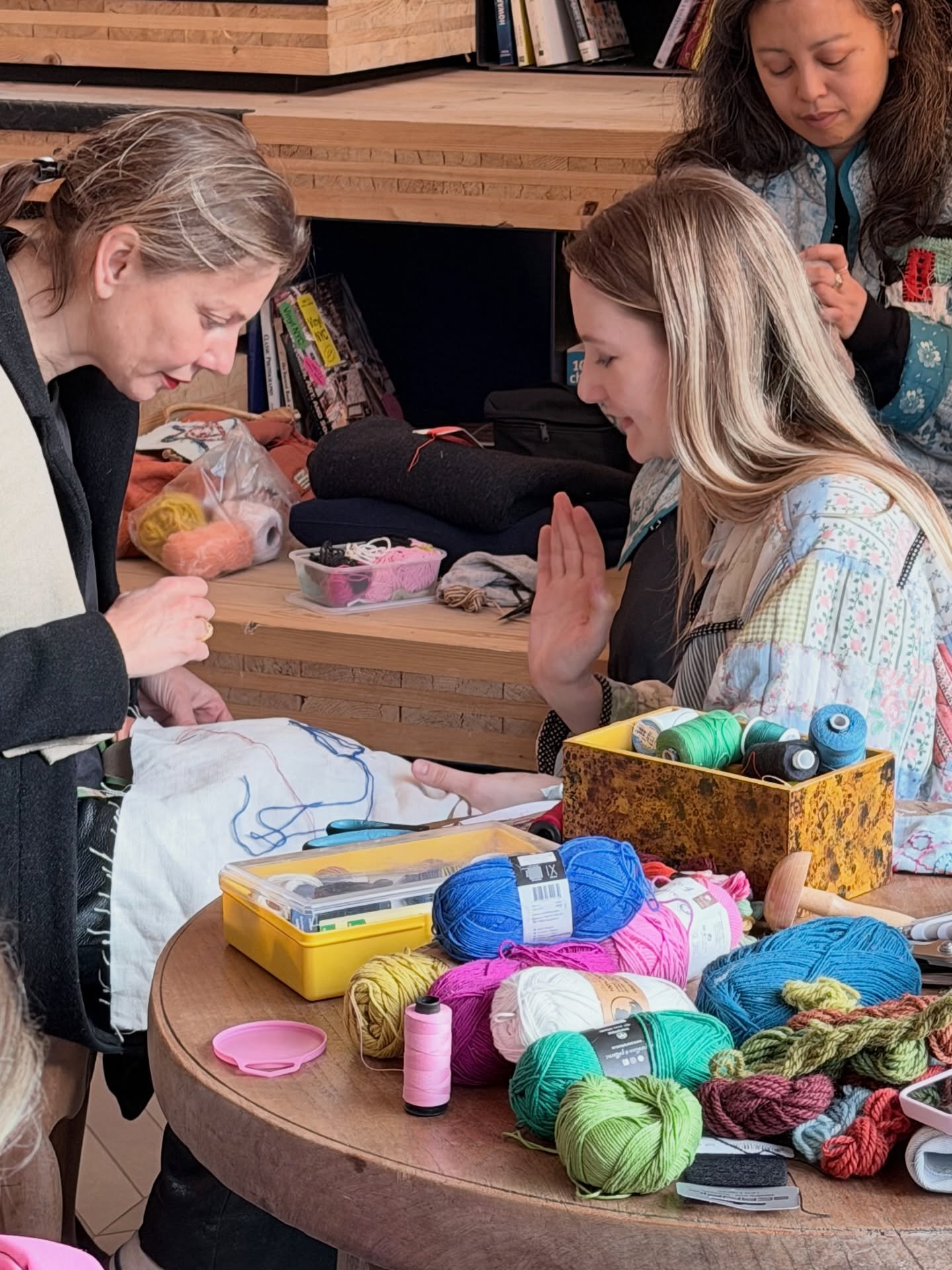 Sewing circles are not new, but their return feels more important than ever.

In a world shaped by fast fashion and disposability, mending is a radical act of care. Choosing to repair our clothes is a way of honouring what already exists, reducing wa