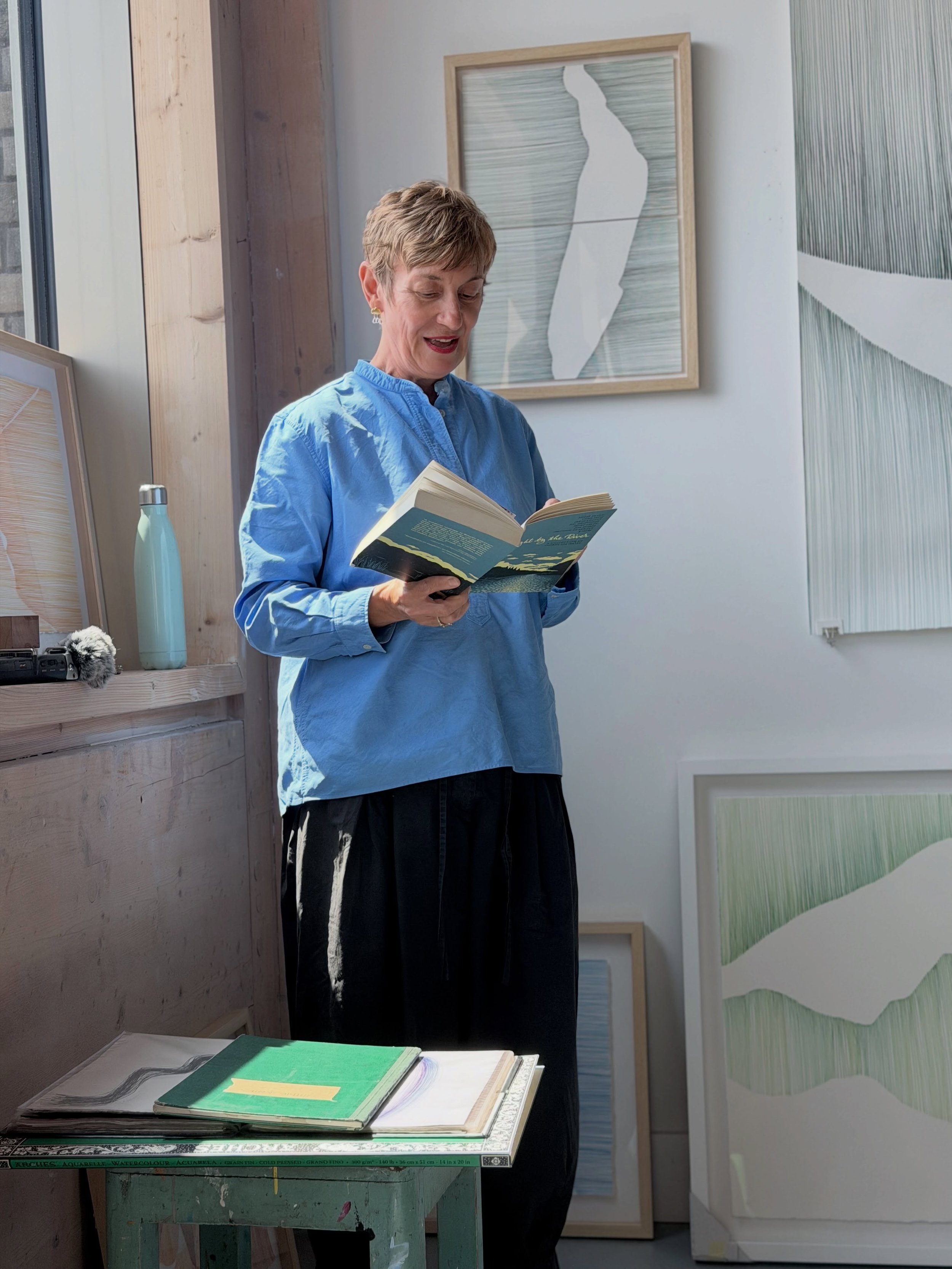 Every week, our resident artists come together for a studio talk, sharing their practice, process and the ideas that shape their work. This week, we visited the studio of @lisa.dredge .

Growing up by the Thames Estuary, Lisa&rsquo;s lifelong connect
