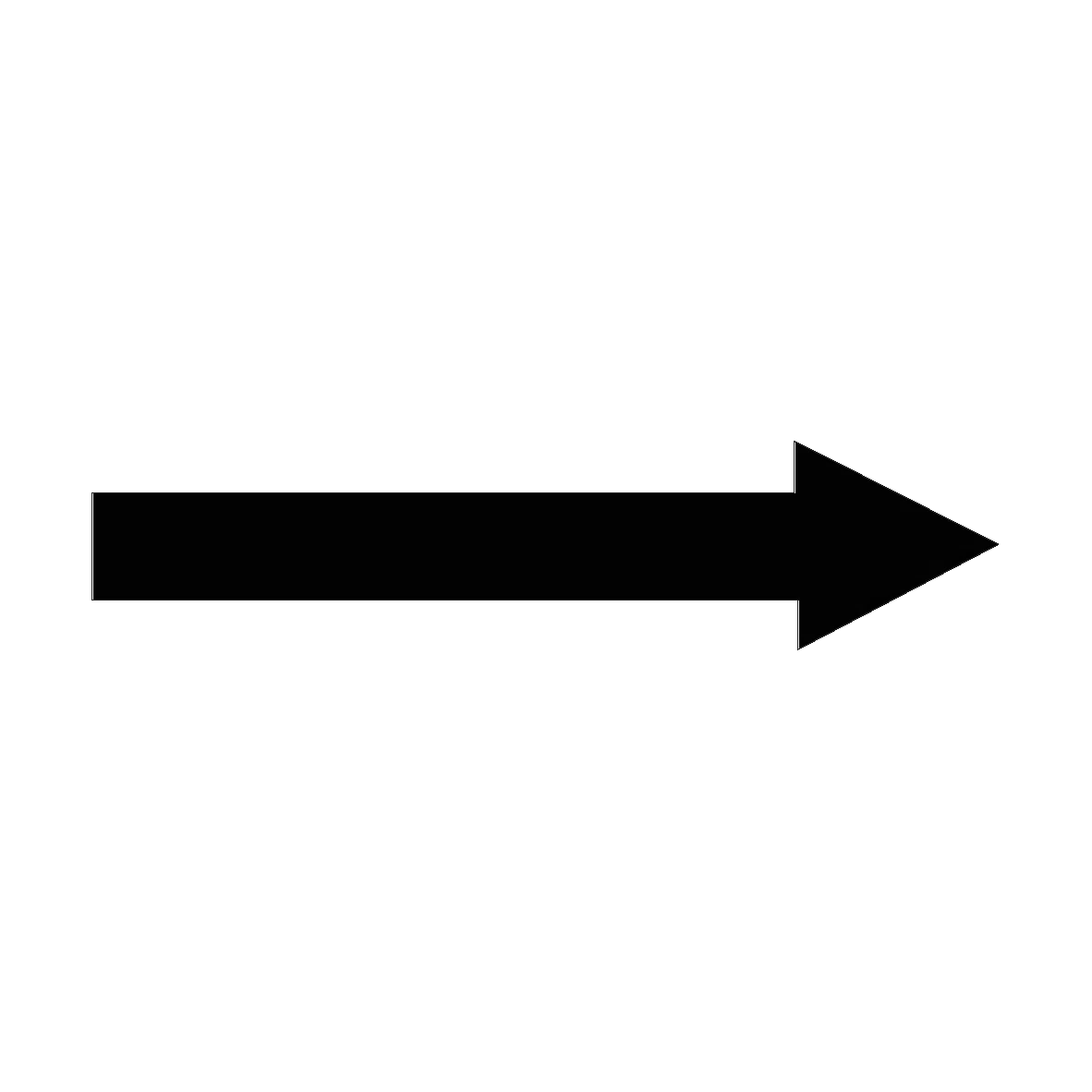 A black and white diagram illustrating the flow of information, with a large arrow pointing to the right at the center of the image.