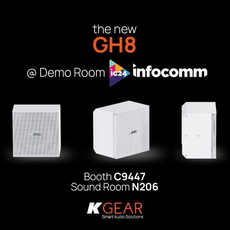 K-ARRAY USA has an exclusive demo room at the 2024 InfoComm Show where you can be captivated by our audio solutions!

💥 The newly launched GH8, will be on show for the first time! Building upon the success of the GH4, the GH8 offers even higher perf