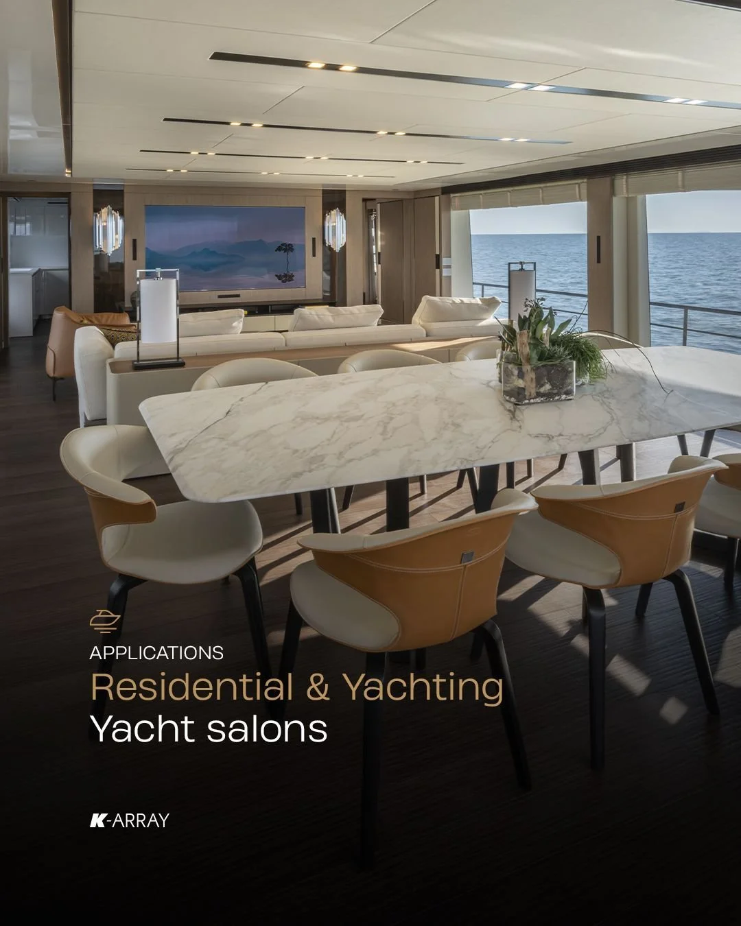 🛥️ Creating the perfect soundscape on a yacht means overcoming unique challenges, from space constraints in cabins to the demanding acoustics of salons, all while resisting the harsh marine environment.

K-array and KGEAR have solutions that combine