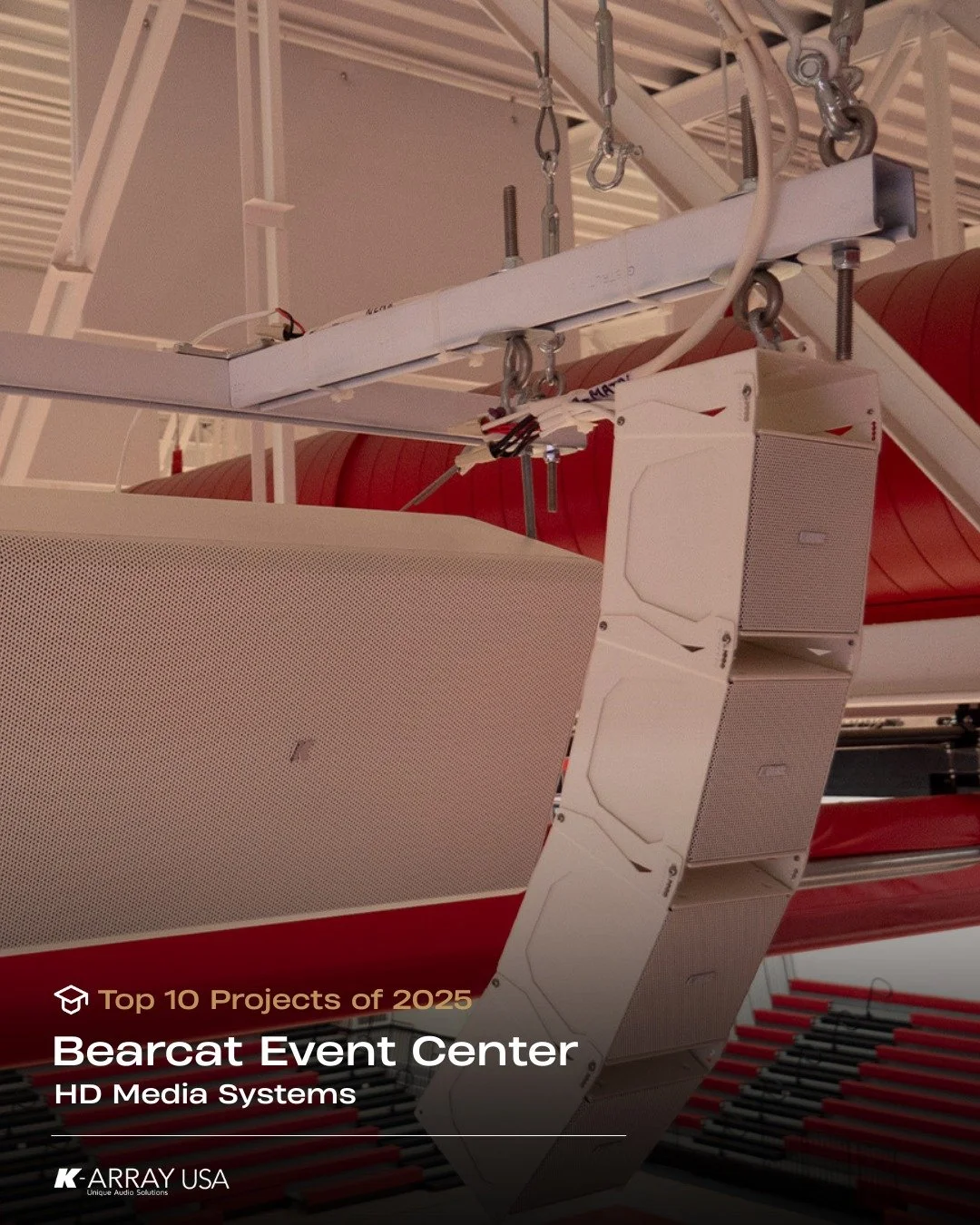 Our first Top Project of 2025 is the Bearcat Event Center in Dexter, MO!

This multi-use venue is constantly booked with events ranging from graduations to community gatherings to athletic events. This means that a new sound solution has to not only 