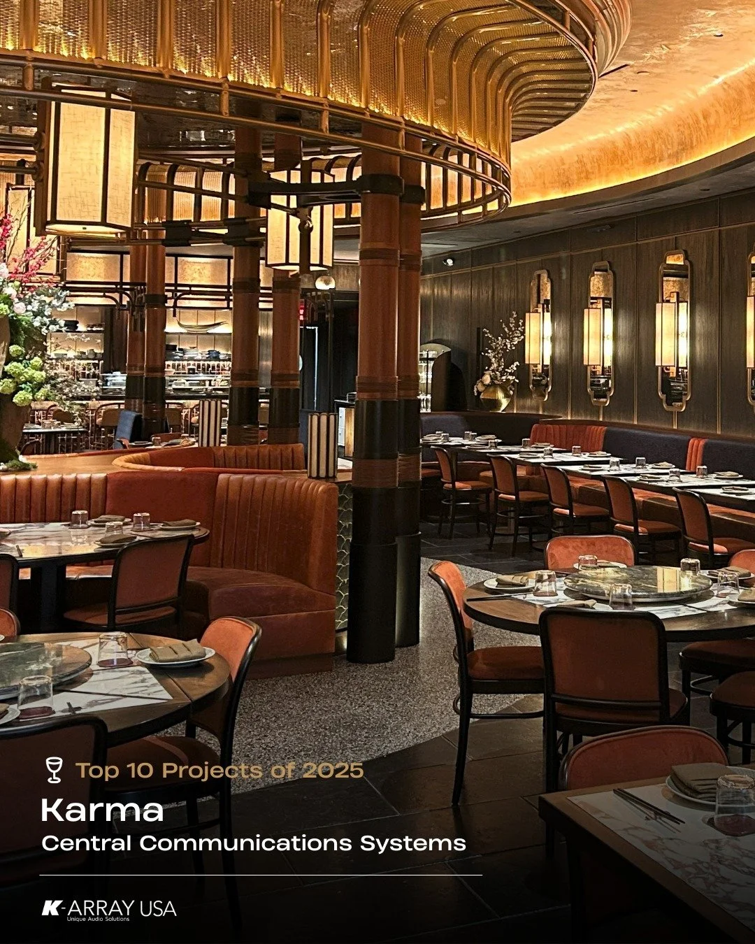 🏆 2025 TOP PROJECT!

@karma_wellesley is one of our top projects of the year for a multitude of reasons. This new restaurant had a highly anticipated opening, promising breathtaking interior design and beautiful, intimate dining experiences. This re
