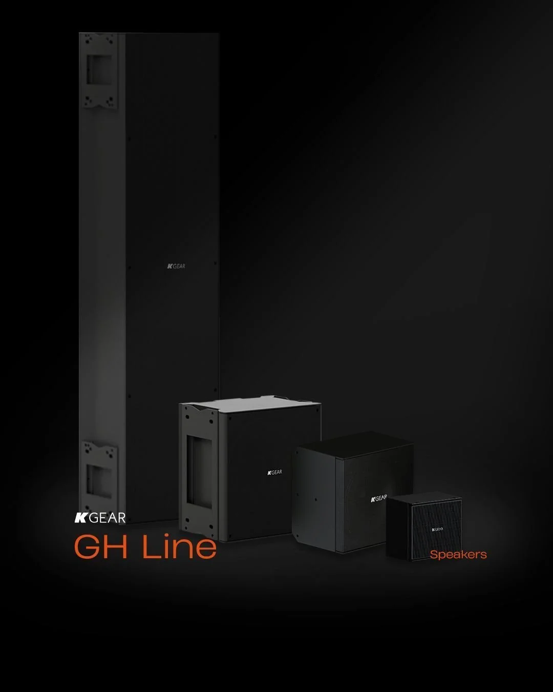 The KGEAR GH series looks like a traditional speaker, but don&rsquo;t be fooled. It delivers the power, precision, and coverage of a huge sound system, all in a compact format. That&rsquo;s what makes the GH line truly unique. 🧡

🔈Compact, Portable