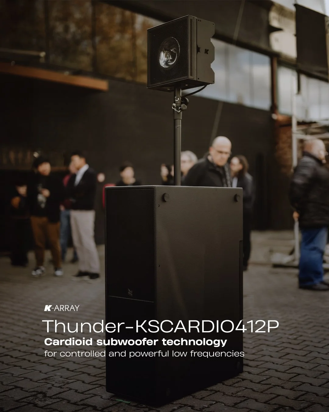 🚀 First unveiled at #ISE2026, the KSCARDIO412P is now ready to be explored.

Part of the THUNDER subwoofer family, this powerful cardioid solution was designed to deliver deep, impactful low frequencies while keeping stage sound clean and controlled