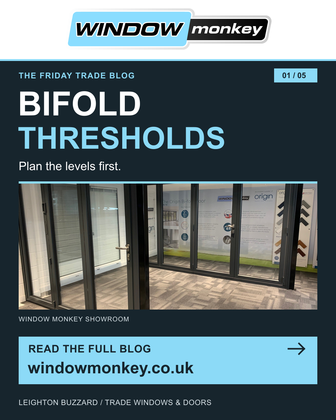 Bifold door thresholds: a trade guide to floor levels and weather protection