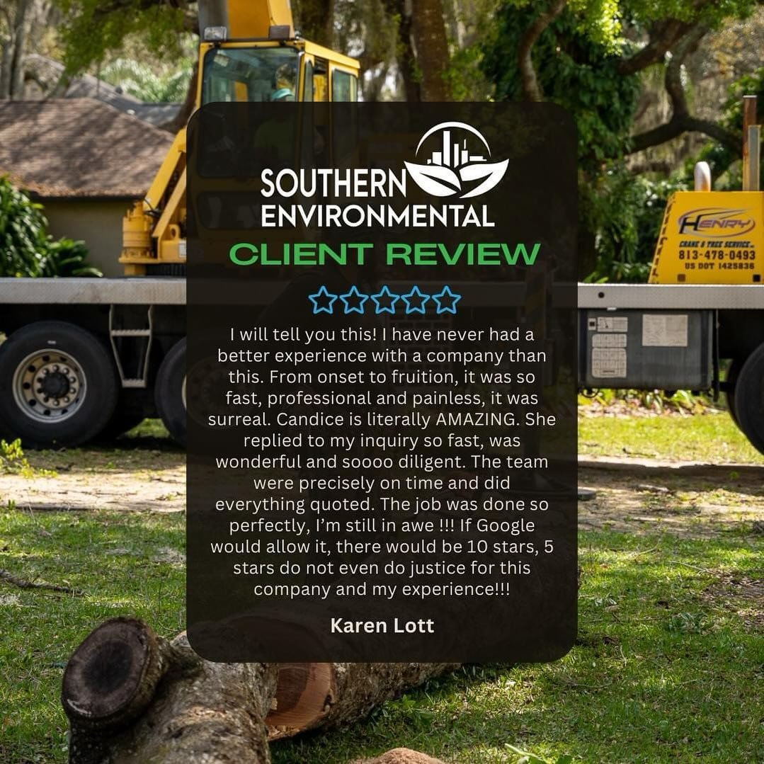 Whether you&rsquo;re a homeowner, business owner, or property manager, Southern Environmental is your trusted partner for all your tree and land care needs. Experience the difference of 5-star service and discover why we&rsquo;re the preferred choice