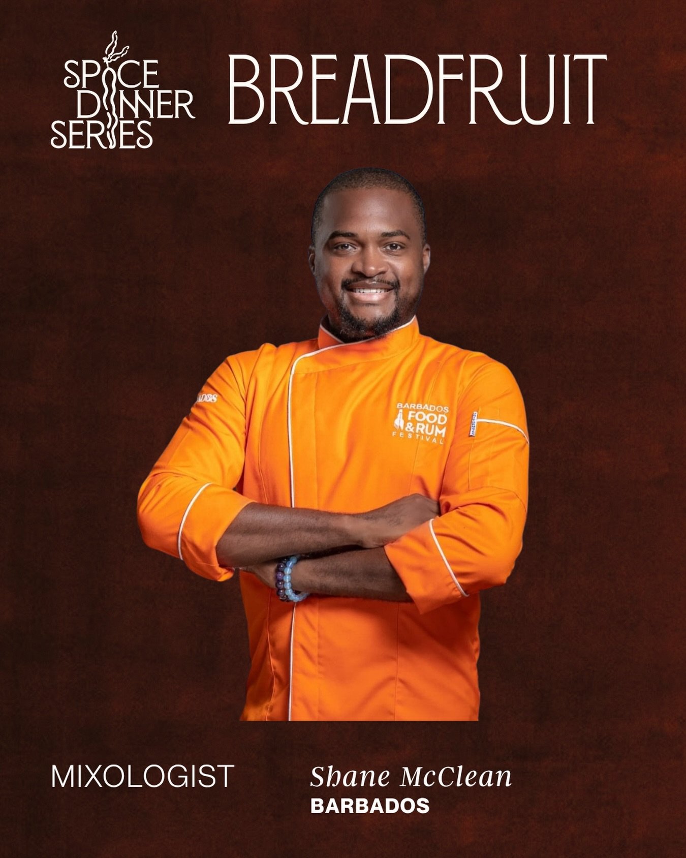 Introducing the mixologist behind Spice: Breadfruit. 🥃

Joining us from Barbados, @sirshanemcclean brings the island to every glass.

He was named the 2018 Barbados Bartender of the Year and is a longtime culinary ambassador for Barbados and a featu