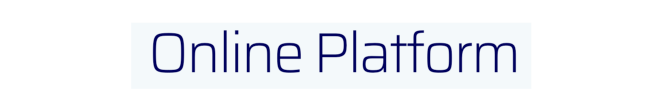 Text that reads 'Online Platform'