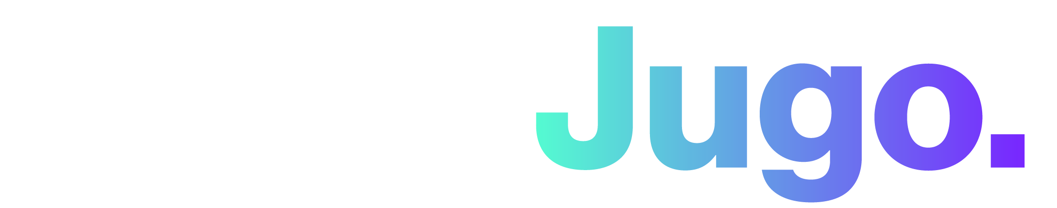 Gradient text logo that says 'Ehire Jugo' with a black background.