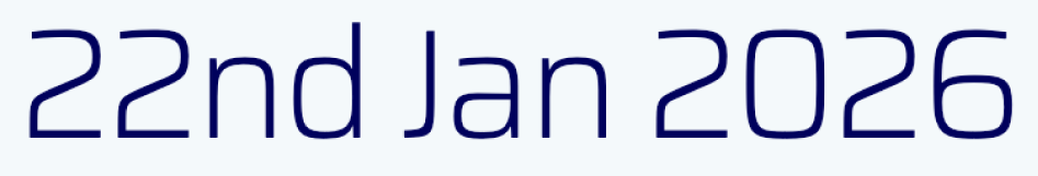 Text displaying the date: 22nd Jan 2026.