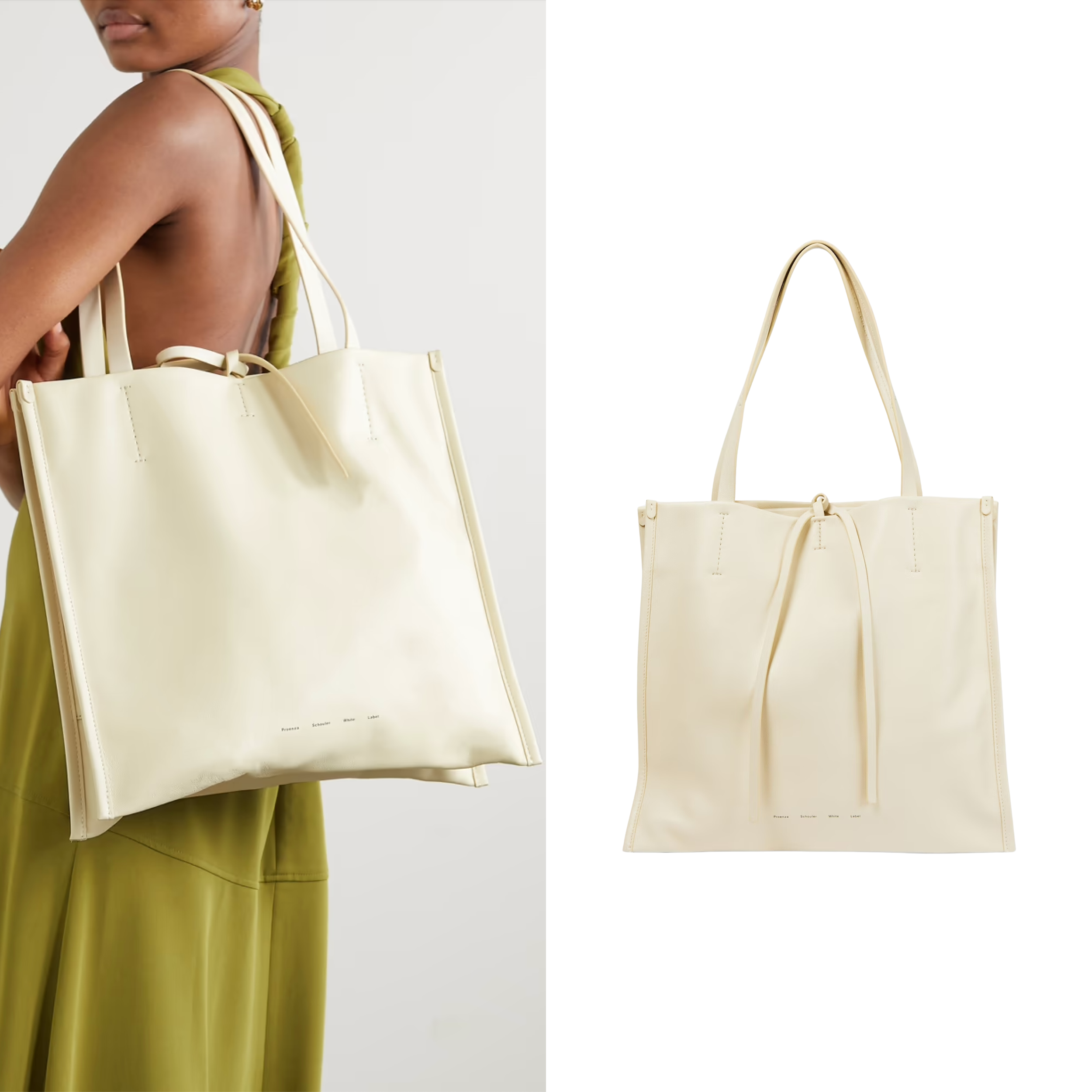 PROENZA SCHOULER WHITE LABEL | Twin Leather Tote