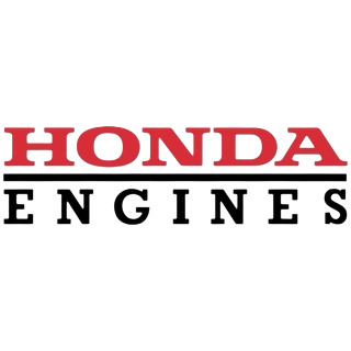 Close-up of a Honda Engines logo with red, black, and gray text.