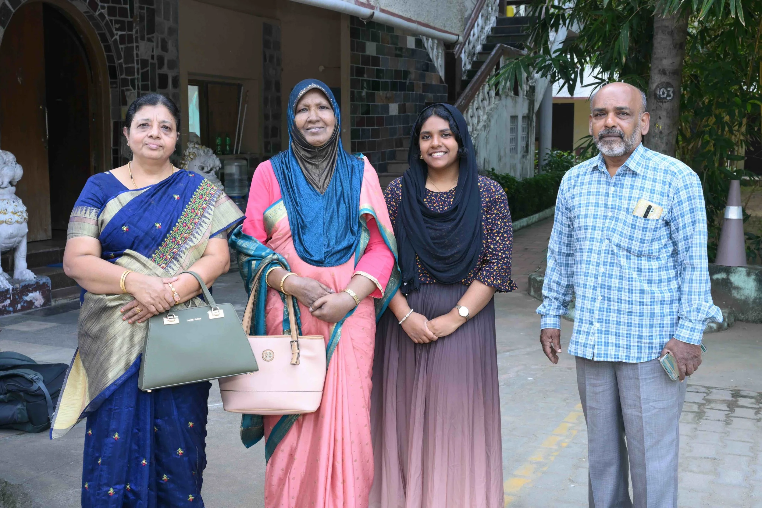 Subeidha, Umsalmal, next gen kid and Umsalmal's husband.