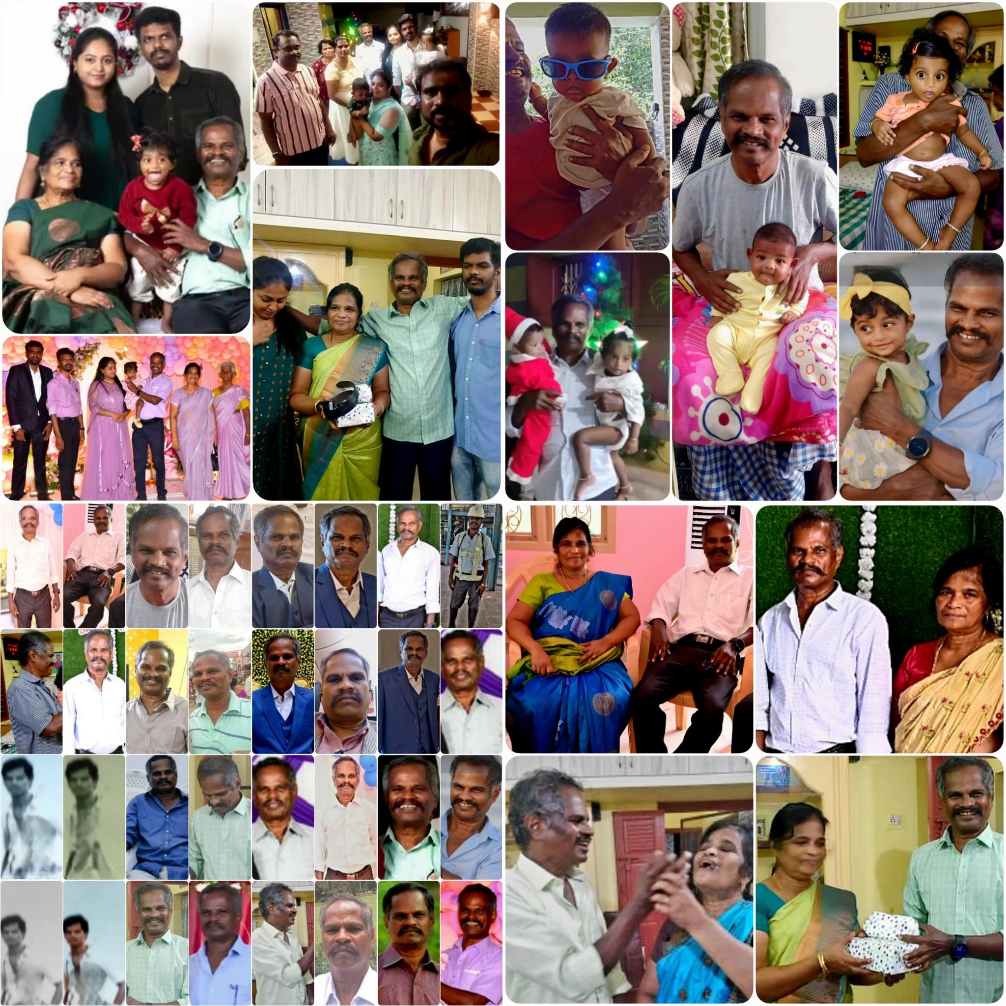 Pal's collage for Paul's 65th birthday on May/03/2025.