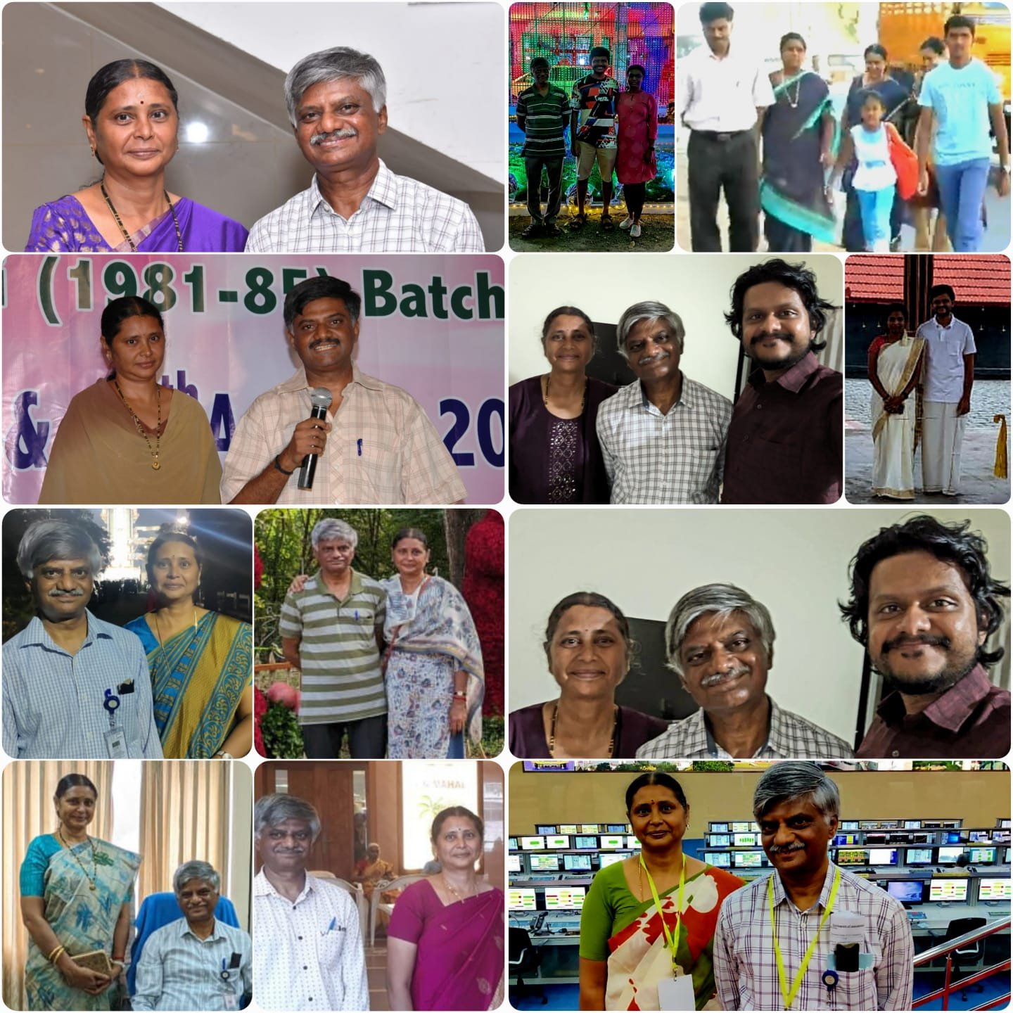 Pal's collage for Manix + Muthulakshmi's 32nd wedding aniiversary on Jun/11/2025.