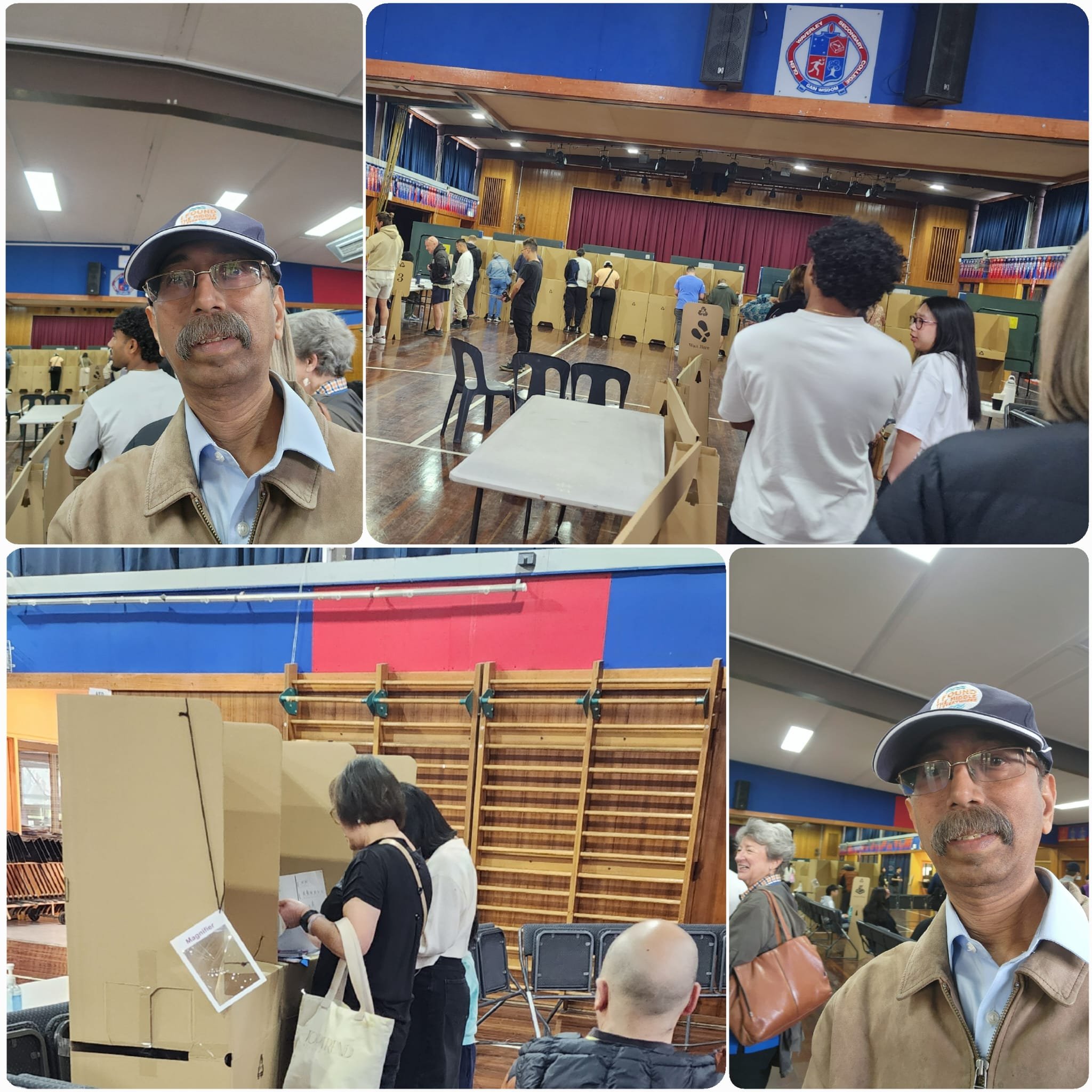 Pal casted his vote in Australian elections on May/03/2025.