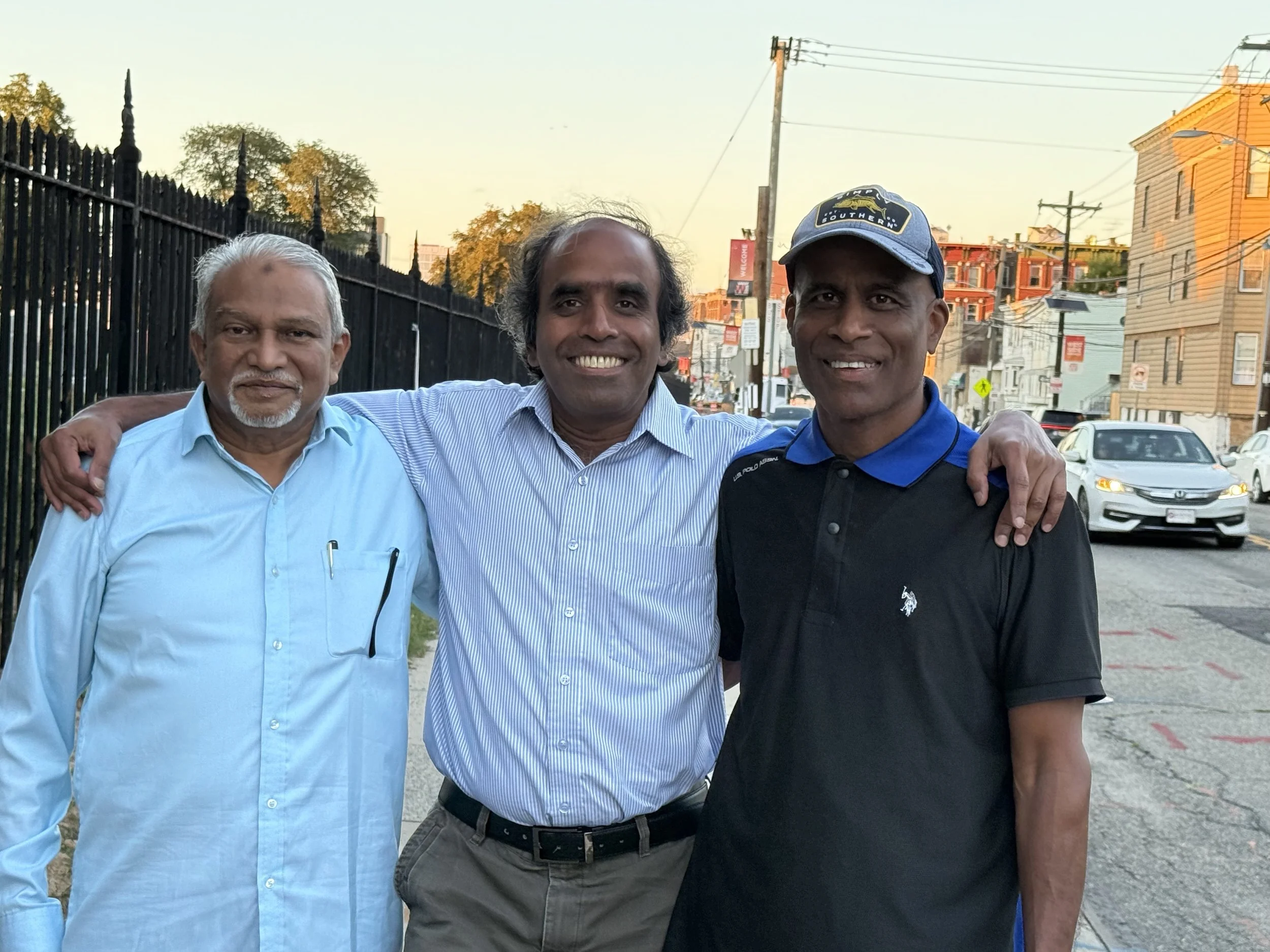 These friends met in Jersey City, NJ on Aug/30/2025 evening.