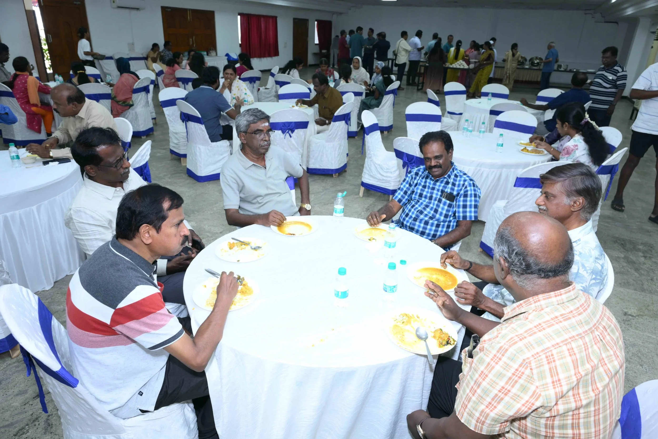 They are only getting started. Long day ahead for them.