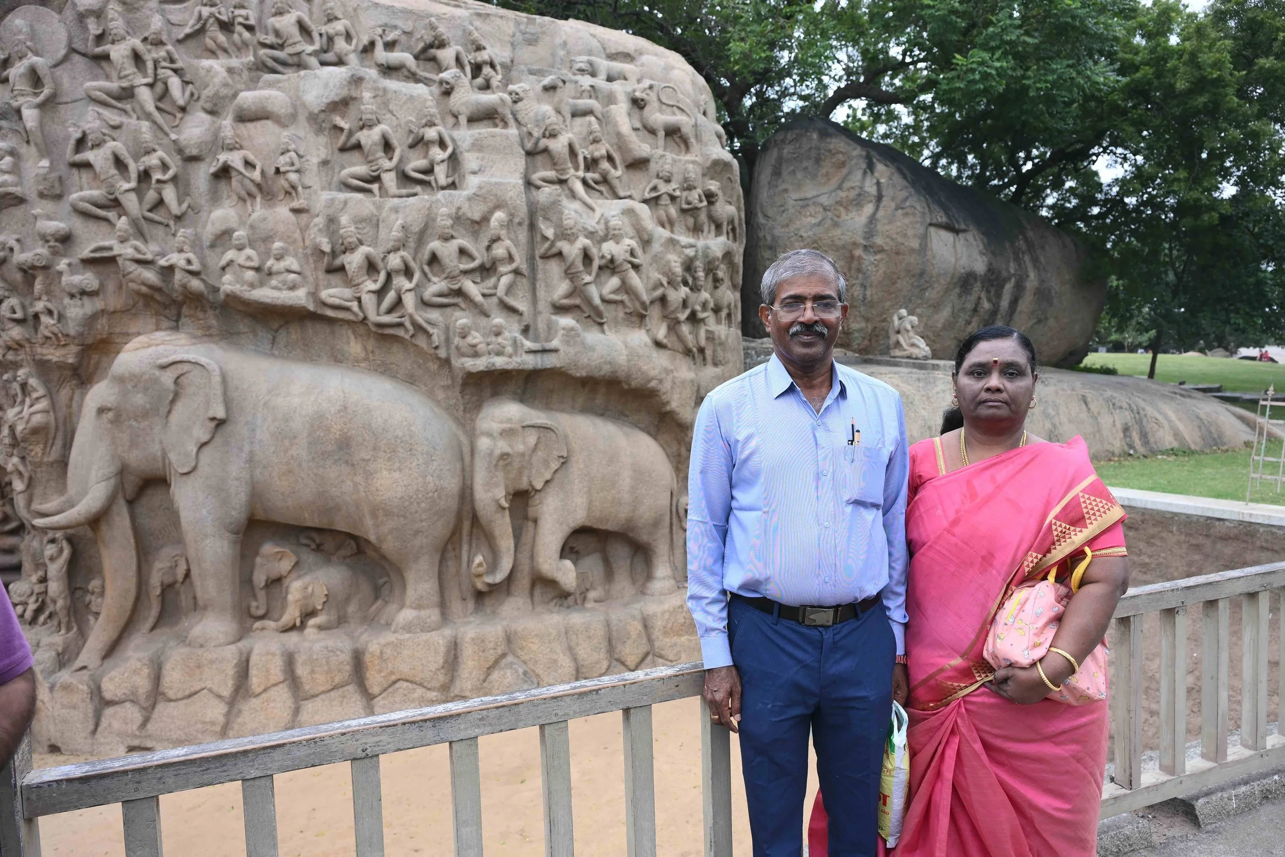 Serene Sekar with his dear queen Rani.