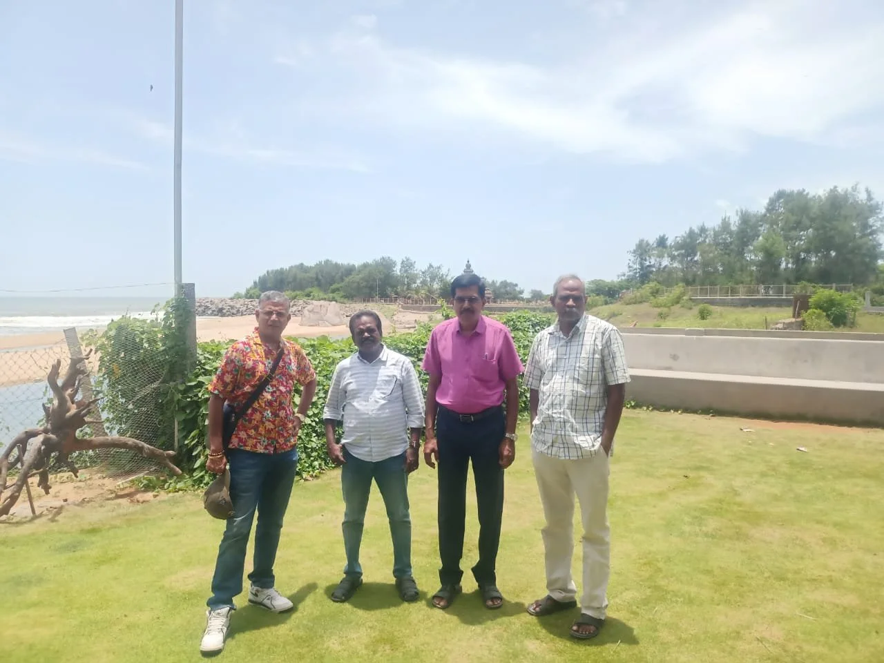 Friends scouting hotels in Mahabalipuram on Aug/30/2025 for our 40th reunion meet in 2026.