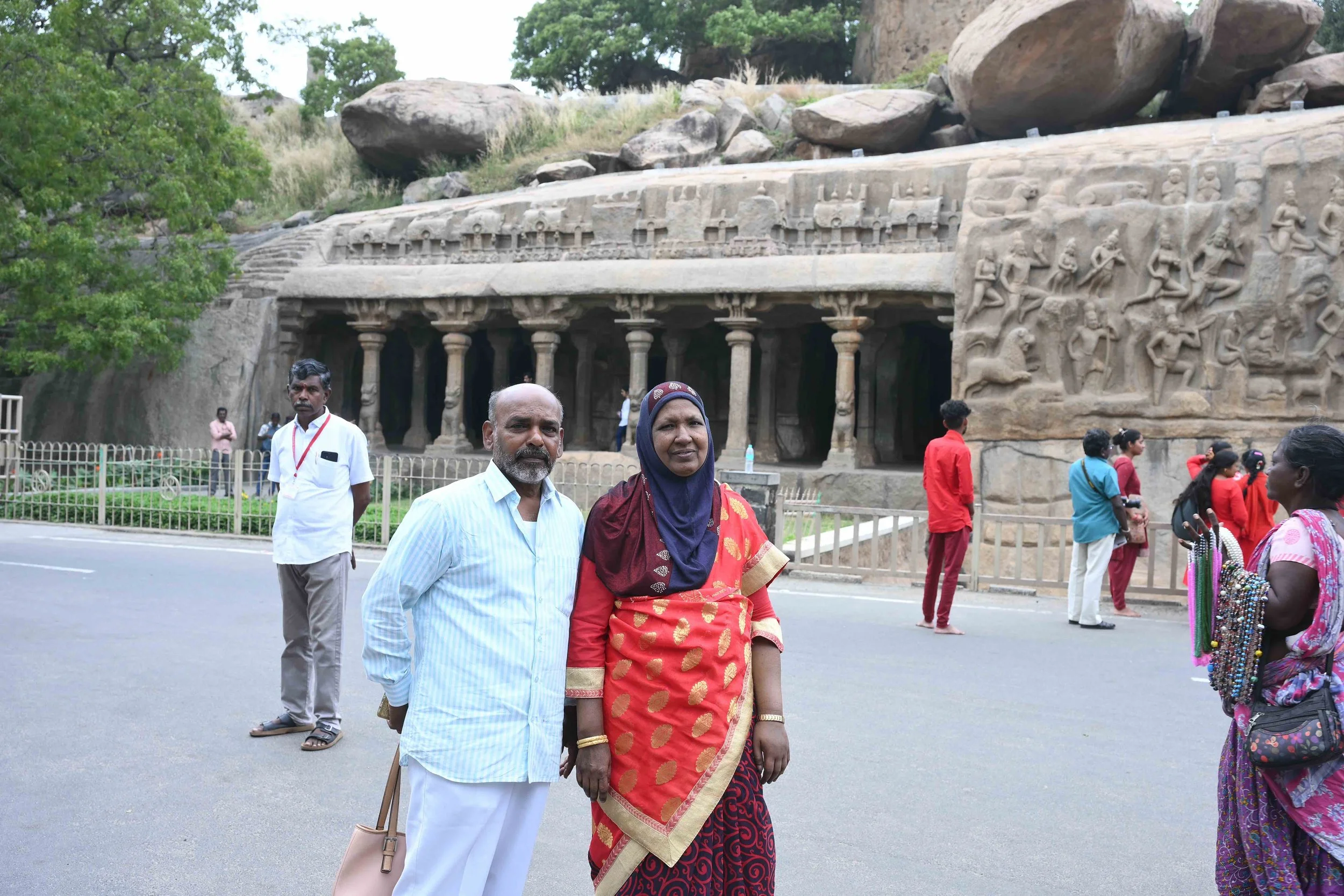 Umsalmal Begam with her husband.
