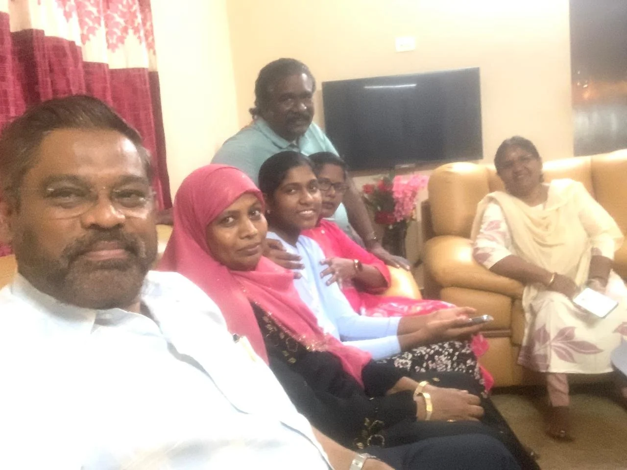 Shanthi, AJ, his dear wife in Nellai with Prakash and his family on Sep/27/2025.
